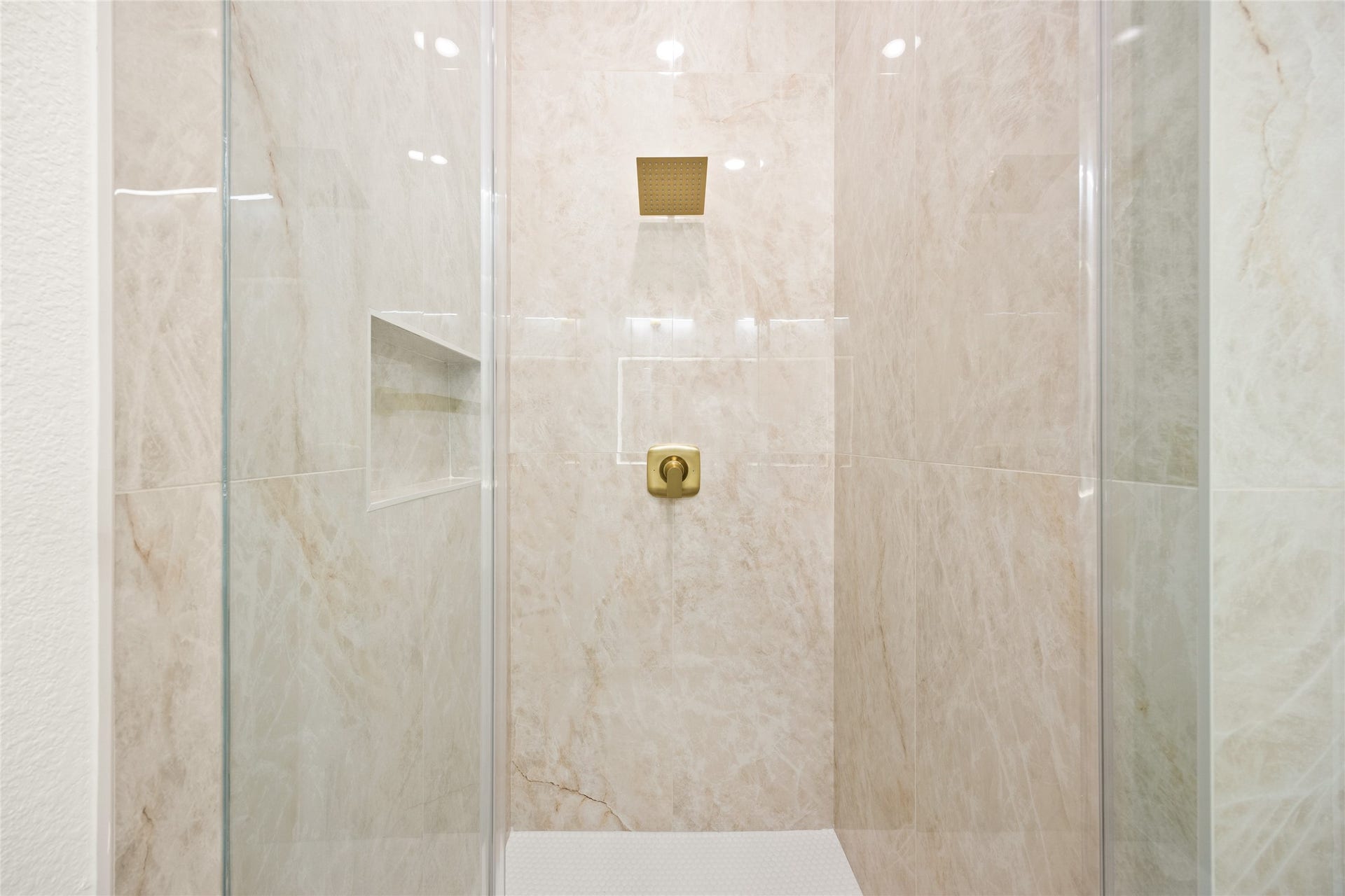 Master shower