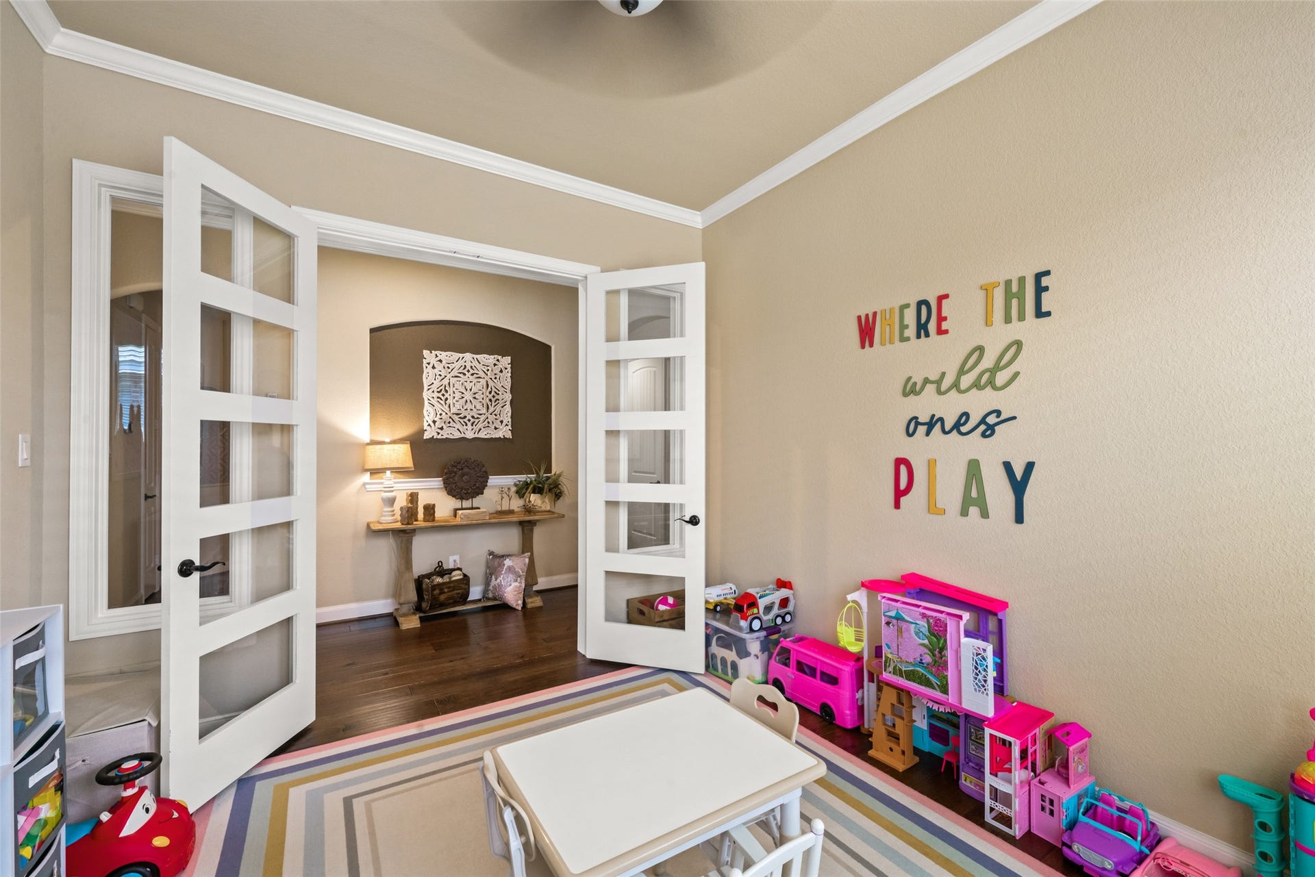 This room can be a playroom, office, media room, etc.