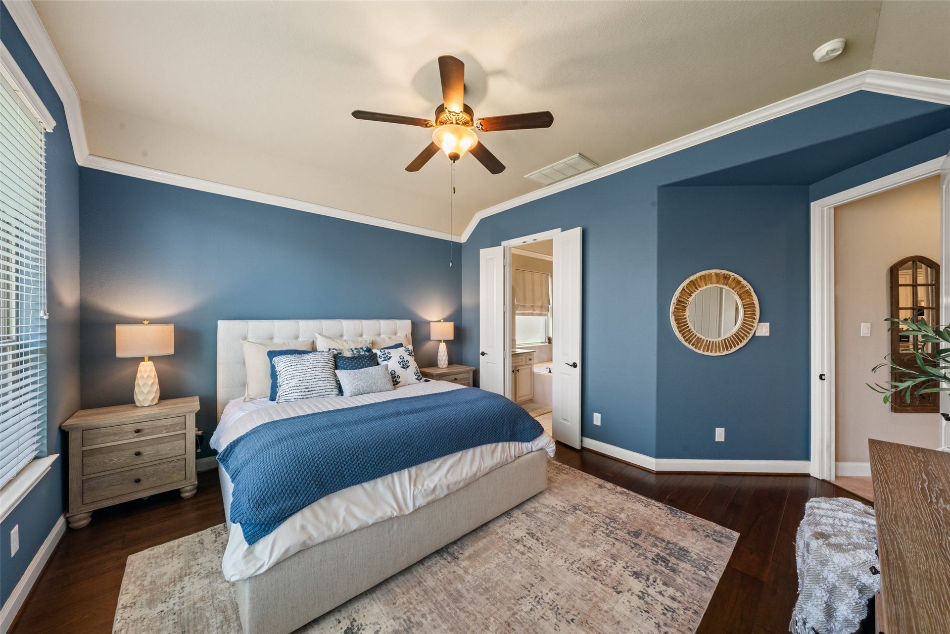 Stately primary suite