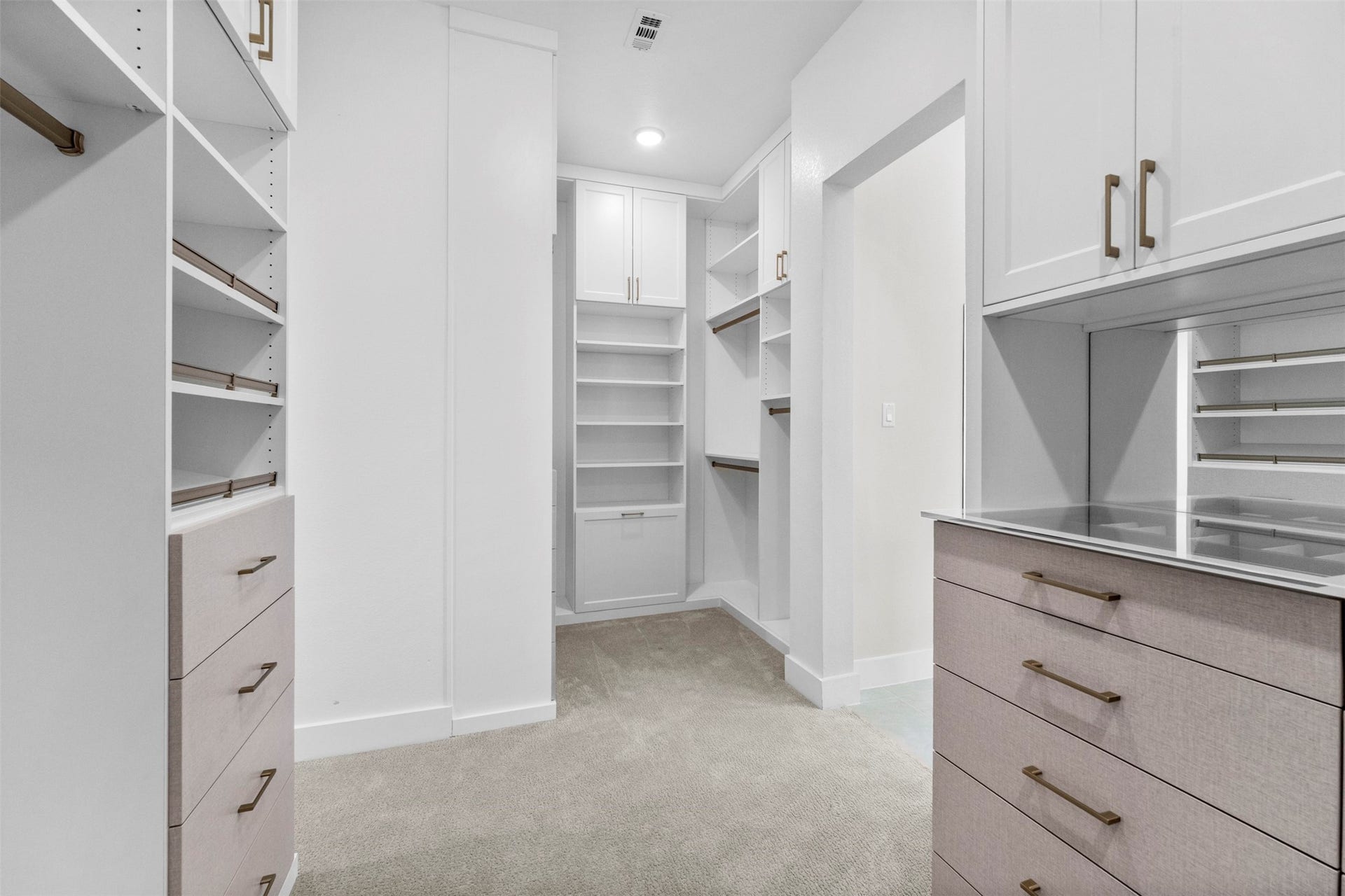 28033 Pebble Park Drive, Spring, TX 77386 Custom jewelry case with jewelry drawers shown here on the right.