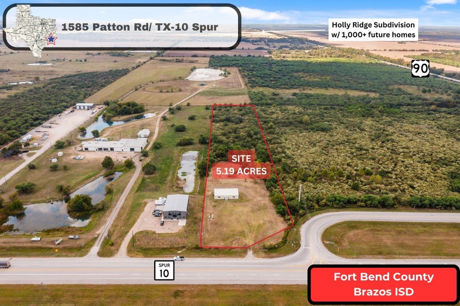 Property photo for 1585 Patton / TX-10 Spur / Spur 10 / Hwy 36 BYPASS Road, Rosenberg, TX
