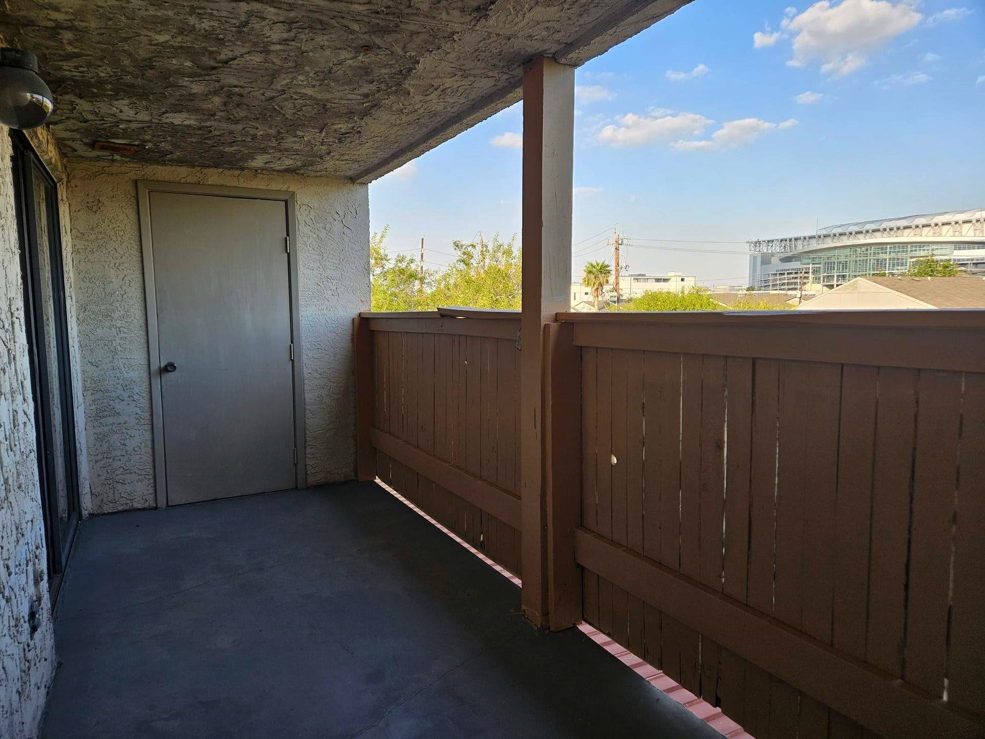 8433 Hearth Drive, #38, Houston, TX 77054 Extra Storage room in the balcony.