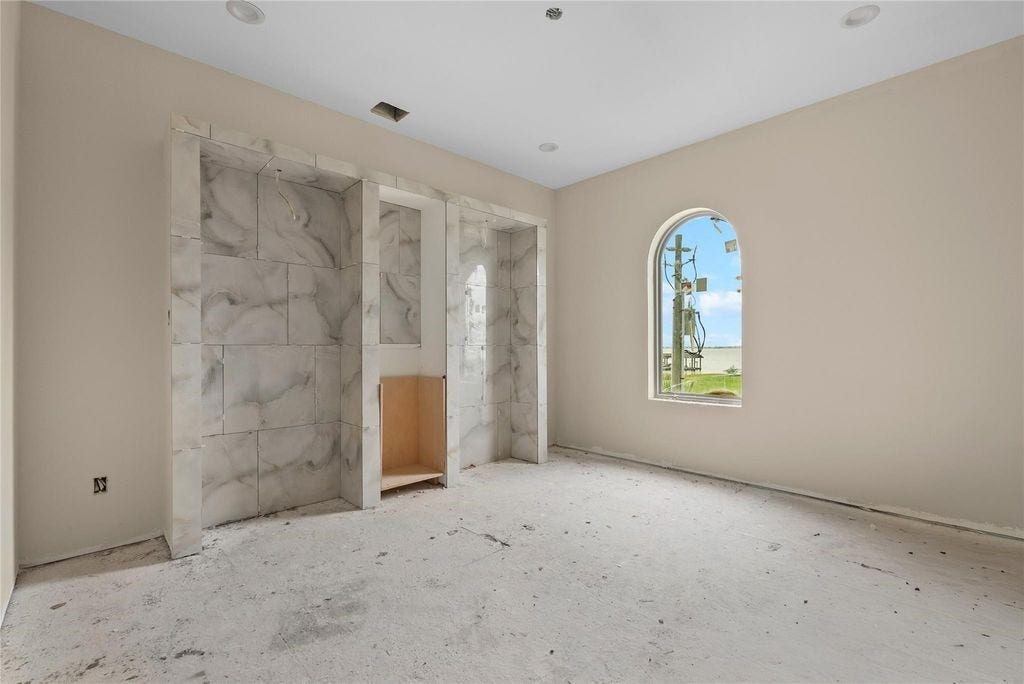 9305 Vista Bella, Galveston, TX 77554 Wine Room with Gulf Bay Views