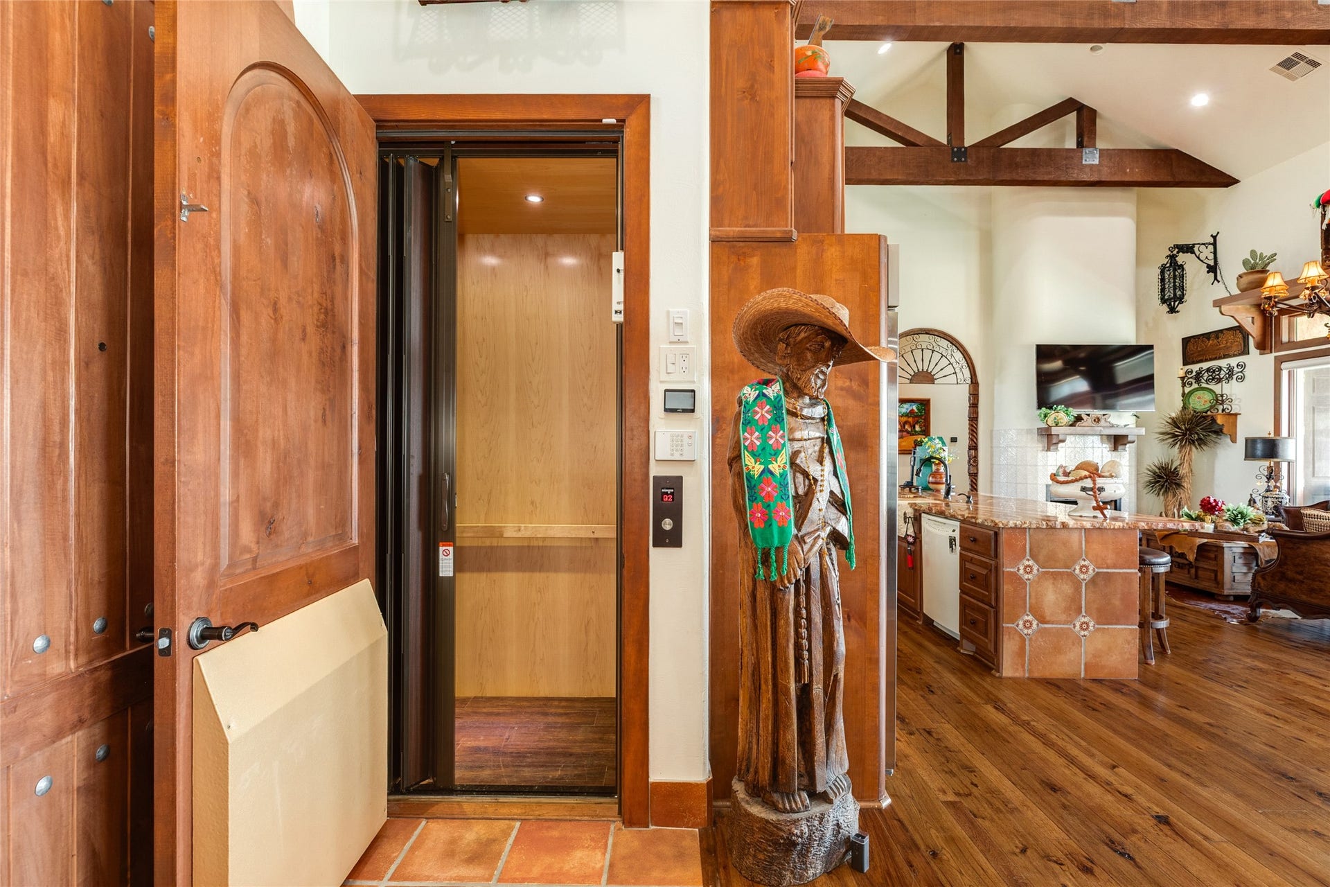 506 Sunset Circle, Tiki Island, TX 77554 Elevator from ground level to first floor