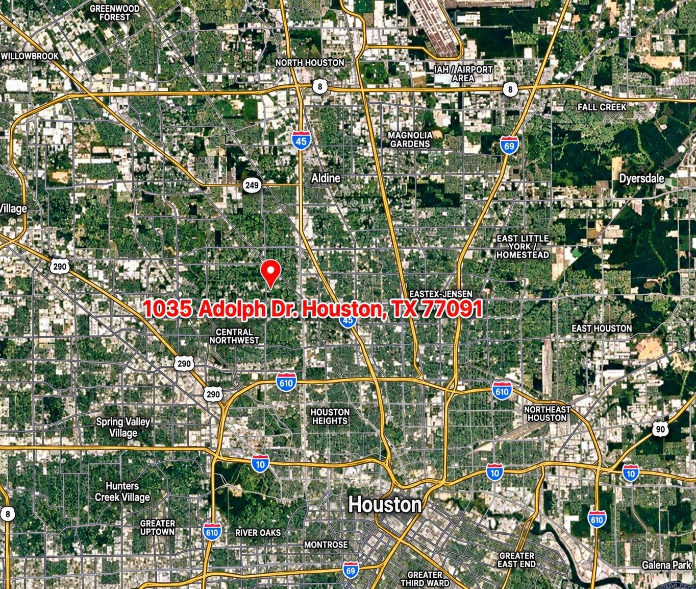 1035 Adolph Drive, Houston, TX 77091