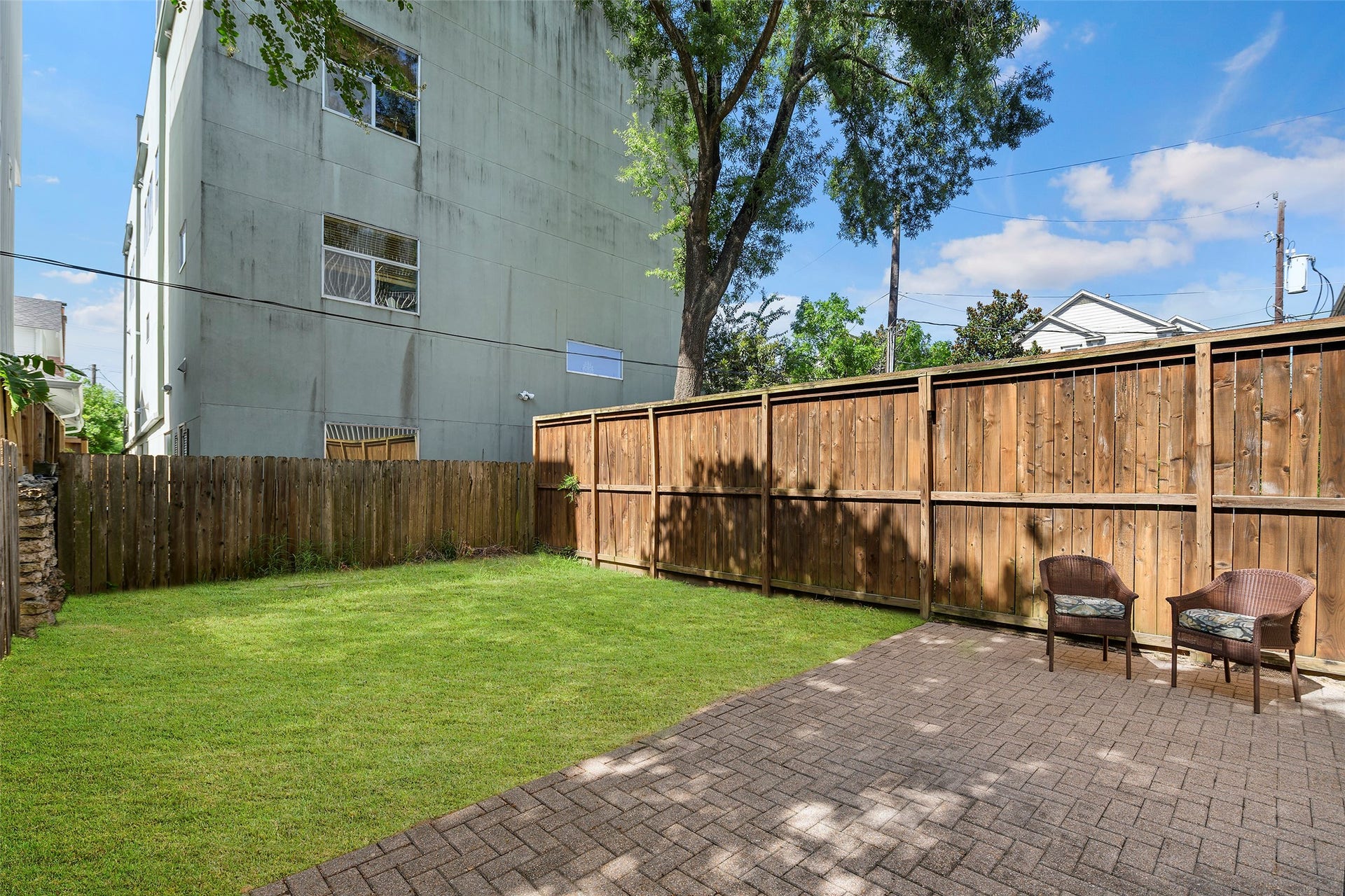 Large backyard. This home has had many upgrades and modifications.