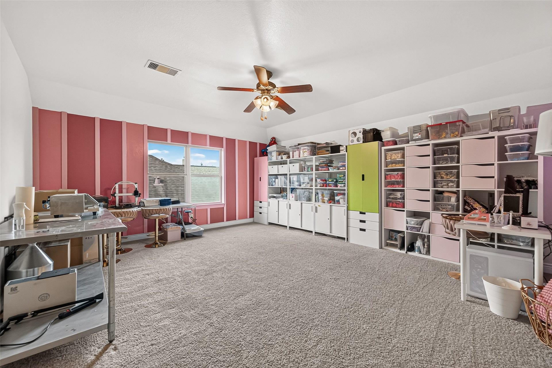 Large landing that can be used as a Flex Space or Game Room