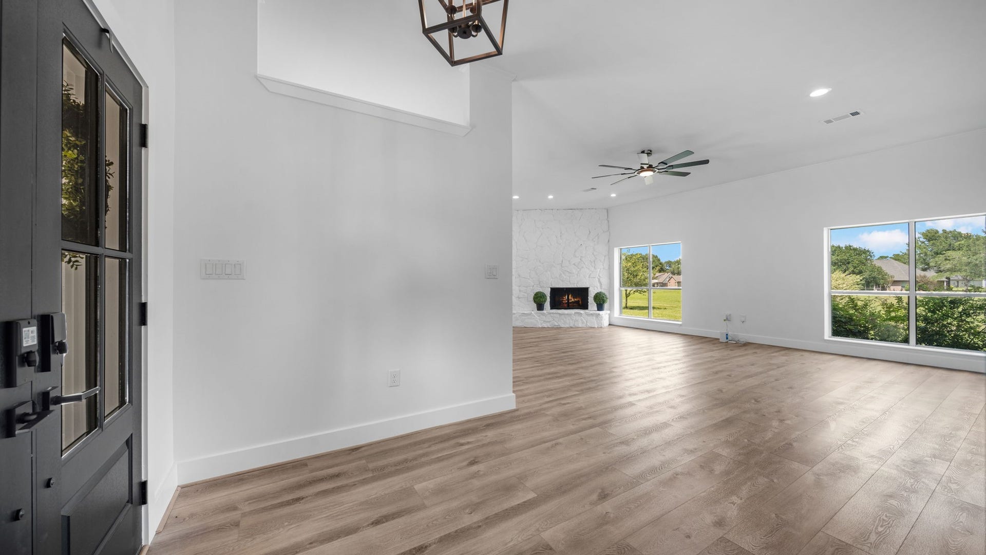15502 Kitty Hawk Drive, Waller, TX 77484 Entrance looks straight out to all the open space
