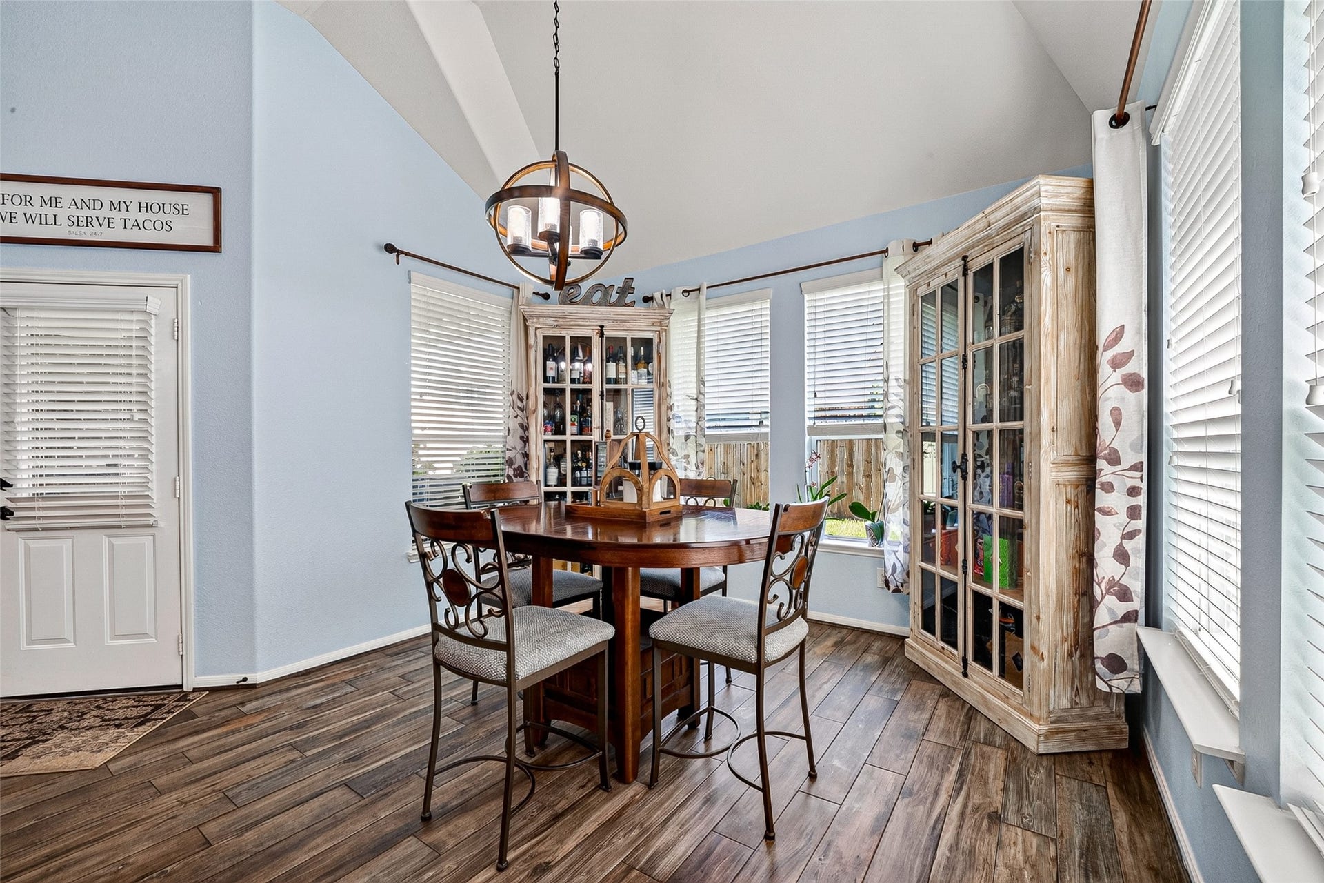 2414 Alexandra, Deer Park, TX 77536 Elegant Breakfast Nook At The Rear Of The Home, Framed By Windows For A Bright and Happy Dining Experience