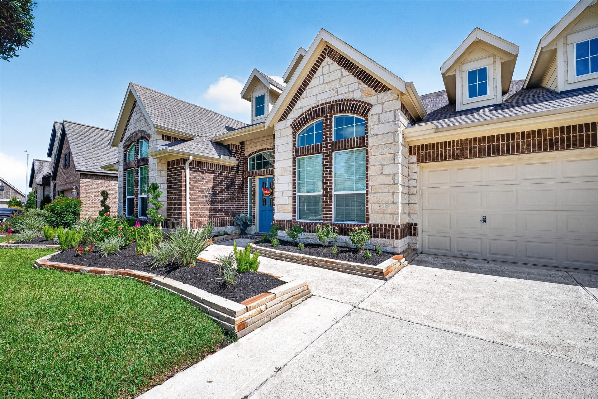 2414 Alexandra, Deer Park, TX 77536 Fabulous Brick and Stone One Story Home With Great Curb Appeal and Timeless Style