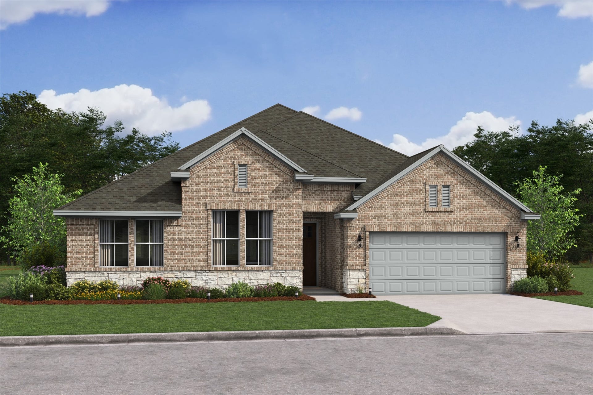 3238 Escobas Lane, League City, TX 77573 Gorgeous Frankfurt home design with elevation PA built by K. Hovnanian Homes in beautiful Westland Ranch. (*Artist rendering used for illustration purposes only.)