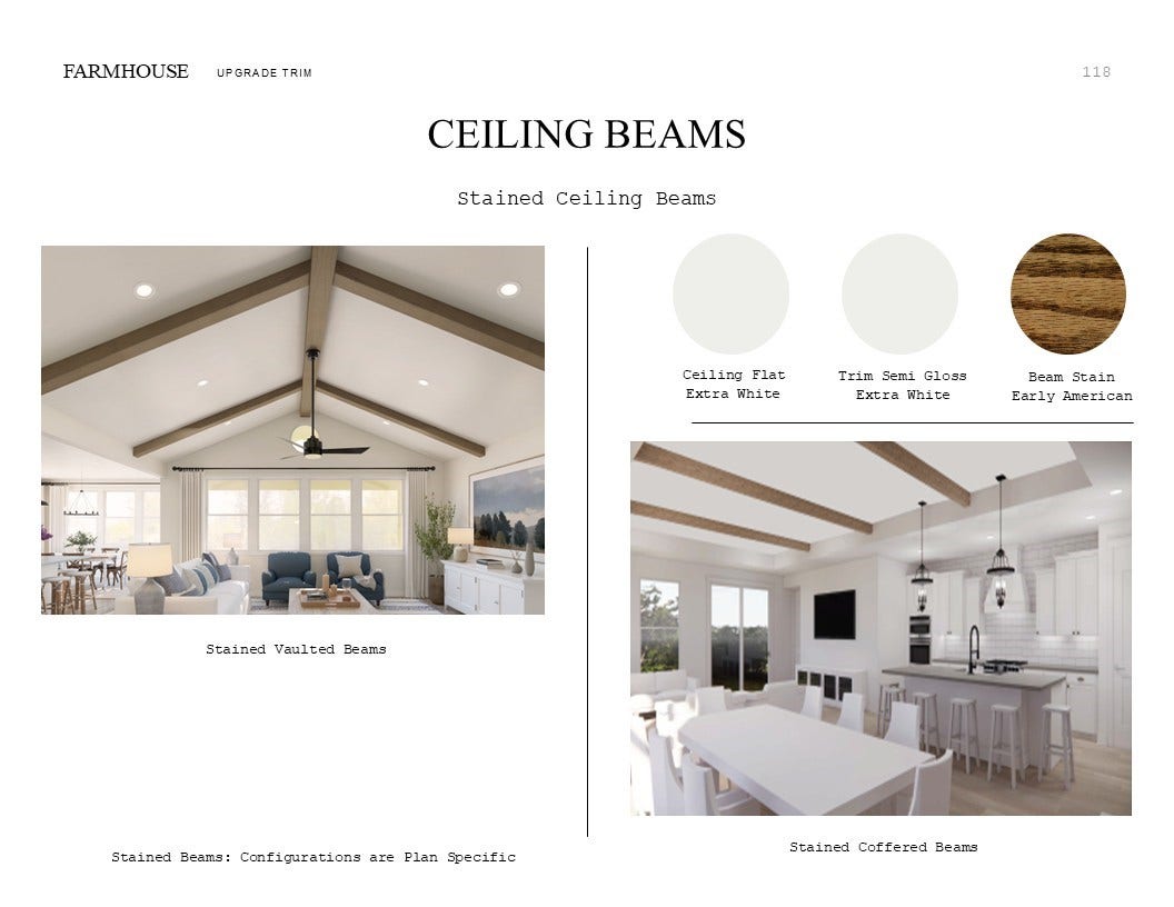 3238 Escobas Lane, League City, TX 77573 Farmhouse Look Palette 6: Trim Selection Sheet (*Artist rendering used for illustration purposes only.)