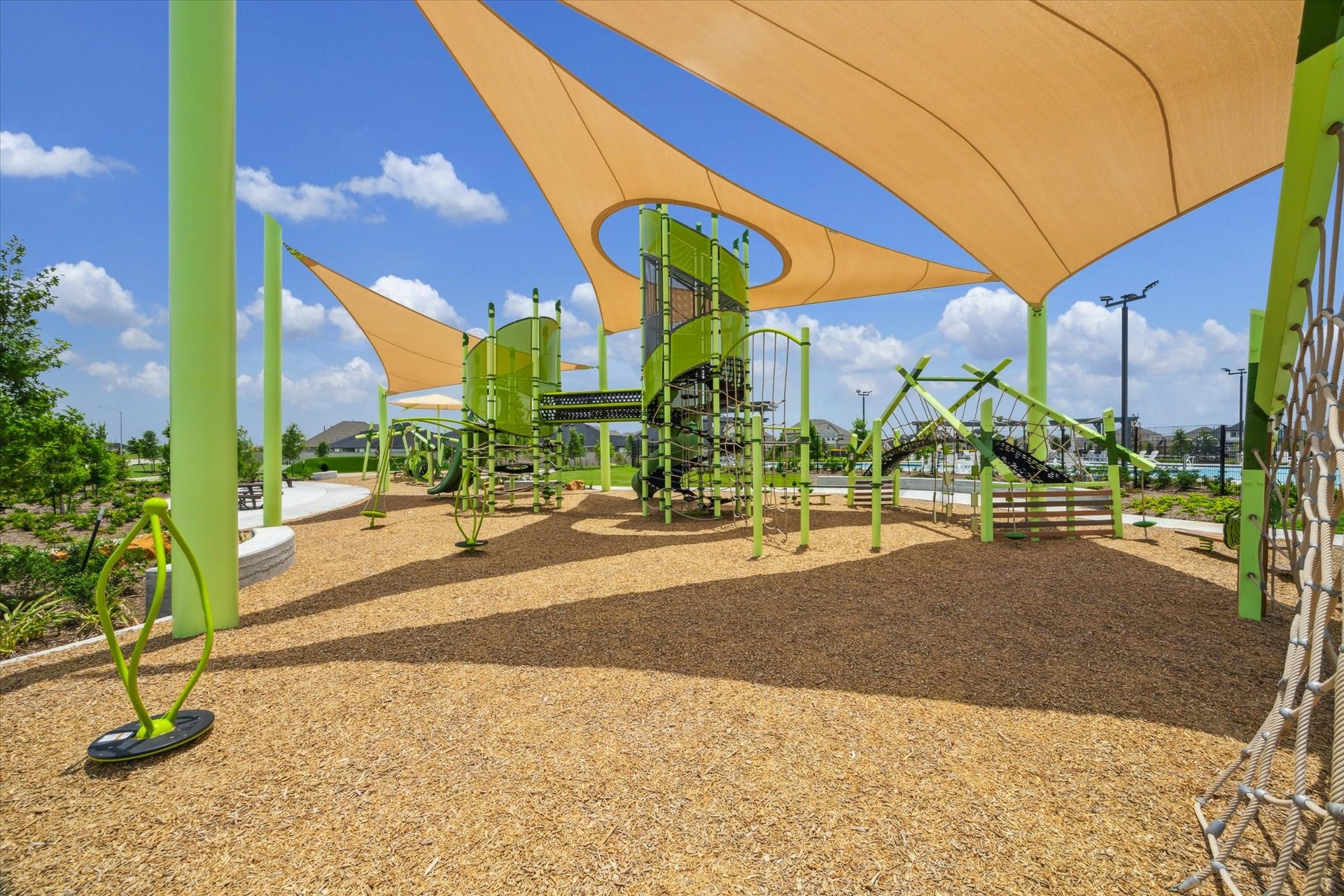 3238 Escobas Lane, League City, TX 77573 Playground paradise! Bright equipment and open spaces make this community playground the perfect spot for imagination and active play.