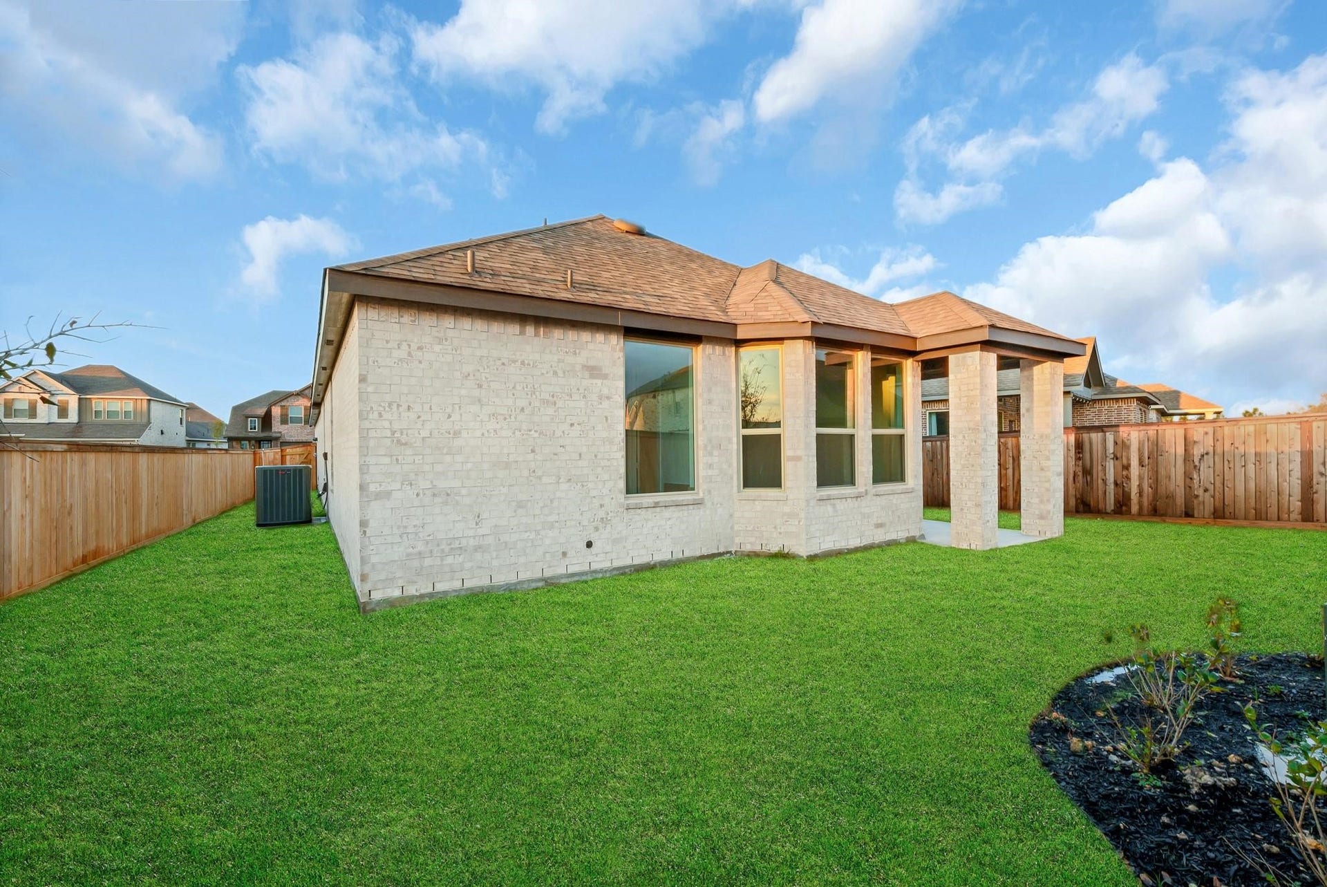 20943 Blooming Shrubs Court, Cypress, TX 77433 Perfect backyard for kiddos or pets to play.