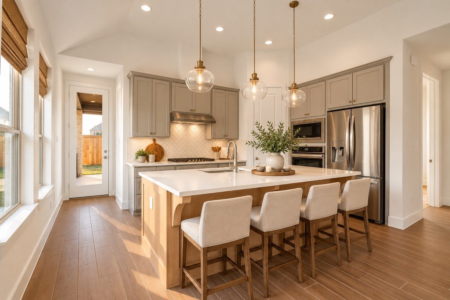 20943 Blooming Shrubs Court, Cypress, TX 77433 Virtually staged kitchen