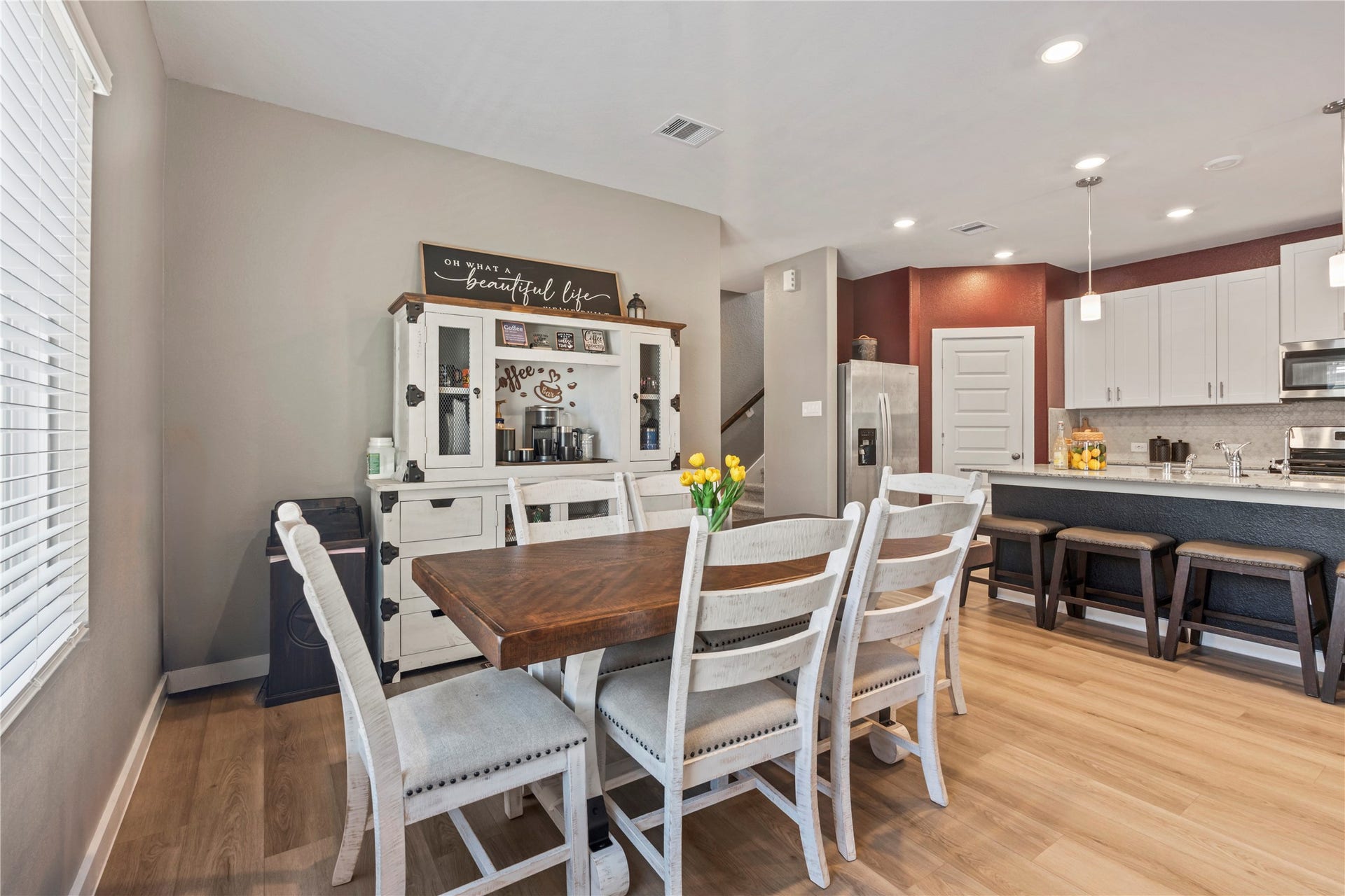 38527 Winding Meadows Drive, Magnolia, TX 77354 Comfortably seat everyone for the holidays.