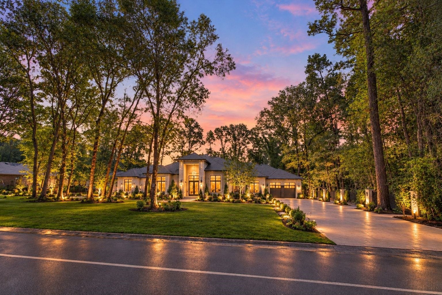 2710 Roman Forest Boulevard, New Caney, TX 77357 Rendering of custom home that can be built on the the lot.