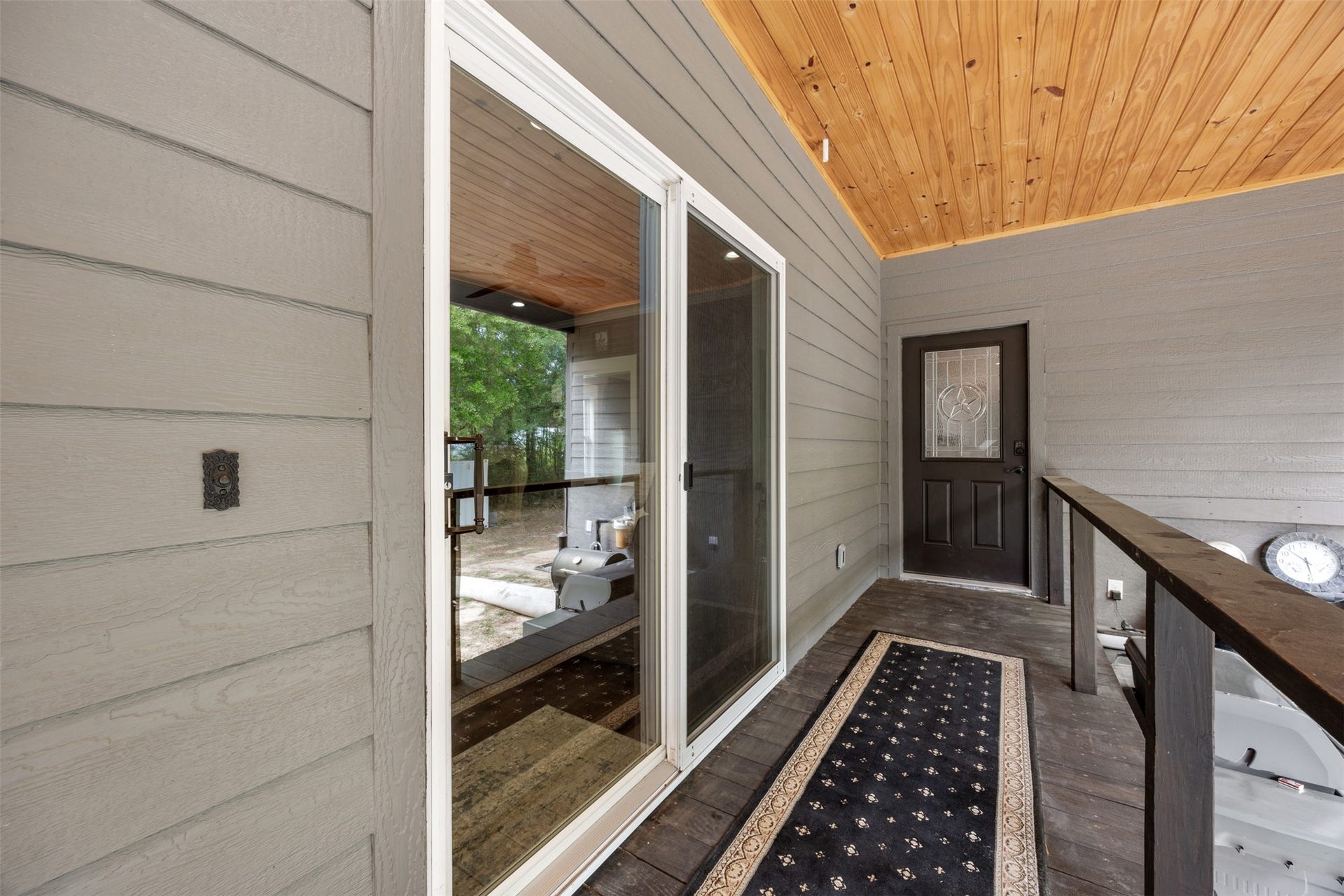 30902 Kate Drive, Magnolia, TX 77355 Second view of the back porch entering into the family room from the glass door
