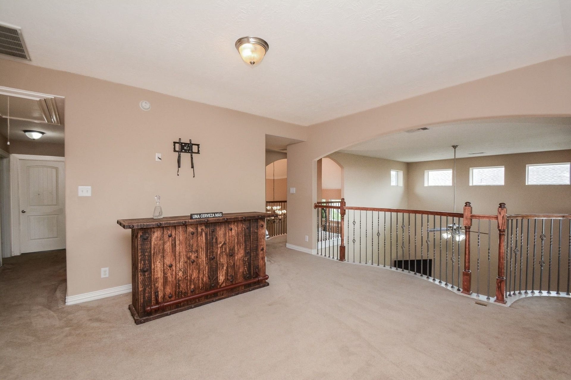 Upstairs gameroom