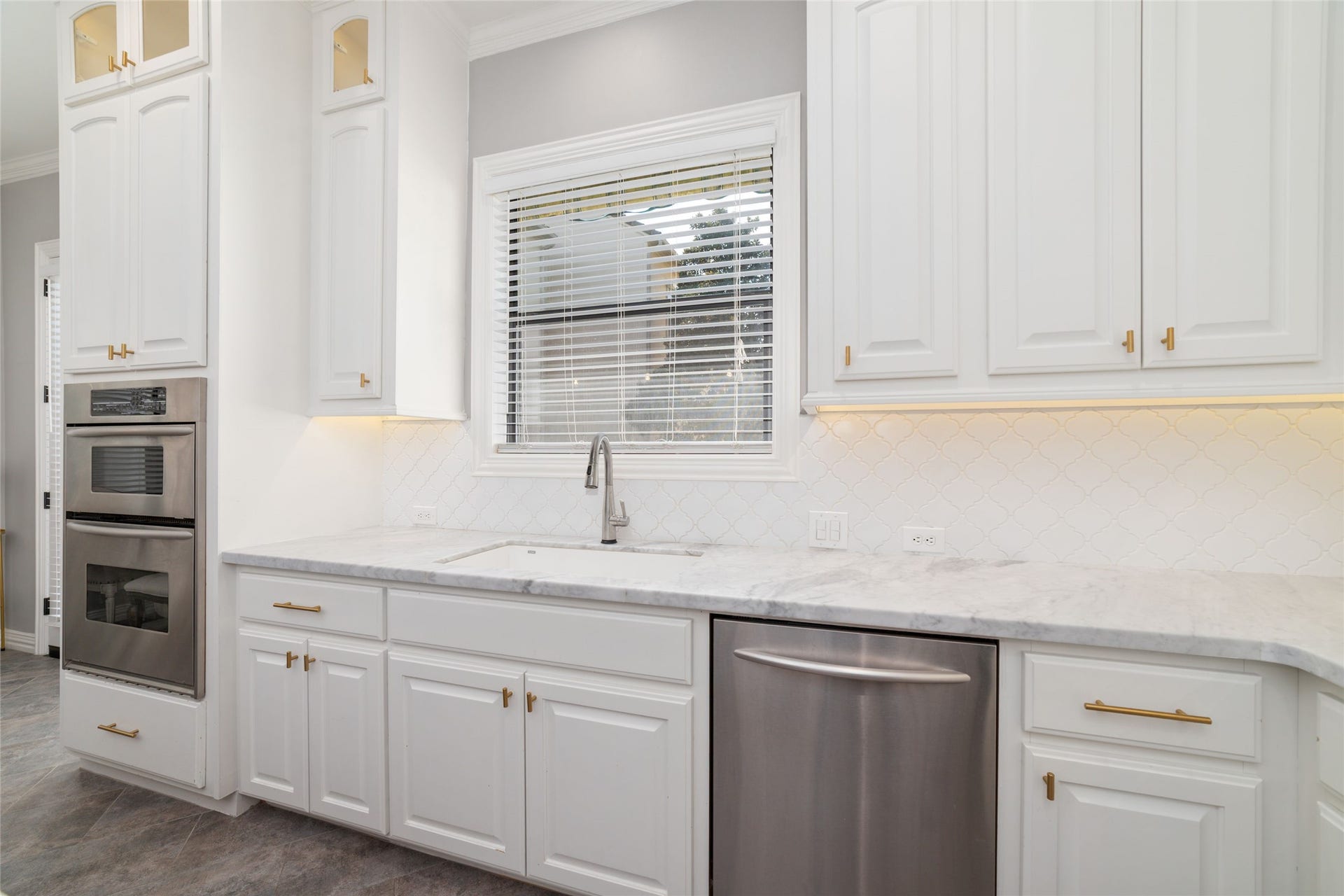 Ample cabinetry