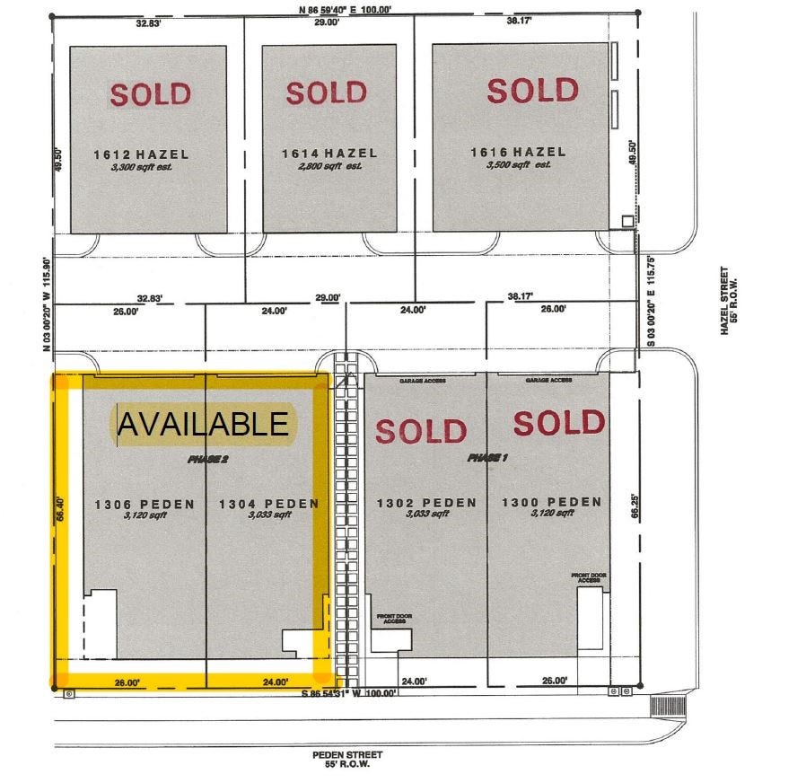 Property photo for 1304 & 1306 Peden Street, Houston, TX