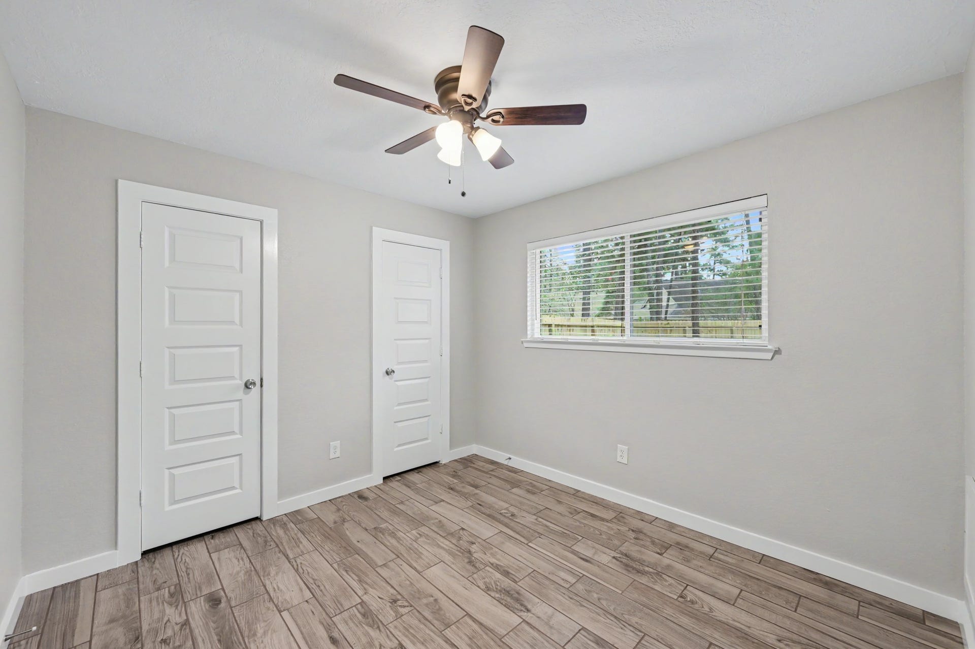 Each of the Secondary Bedrooms are nice sized and provides storage.
