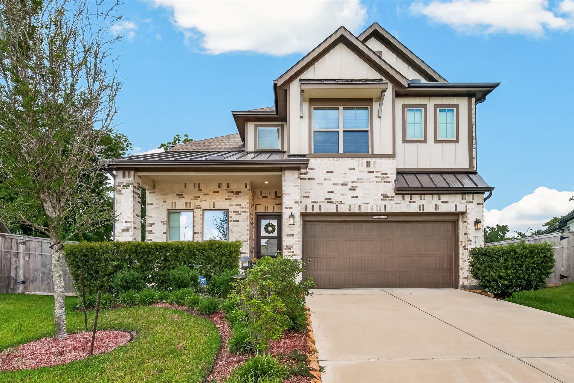 10730 Hidden Rock Drive, Missouri City, TX 77459 This beautiful brick Chesmar home is just waiting for its new owner. It is one of very few homes in the neighborhood that features a charming front porch, perfect for relaxing and enjoying the community atmosphere.