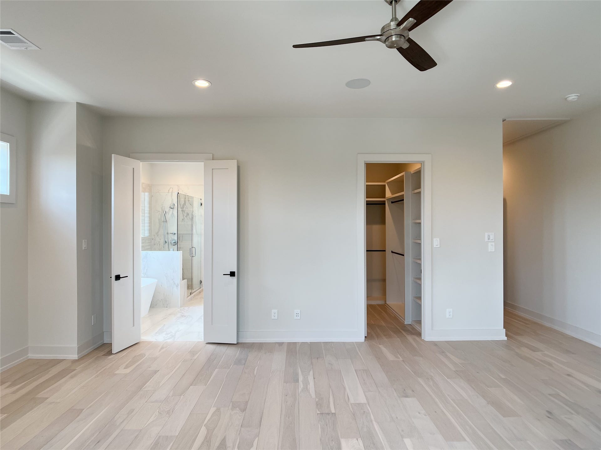 wood flooring throughout home, except in baths & laundry; NO carpet