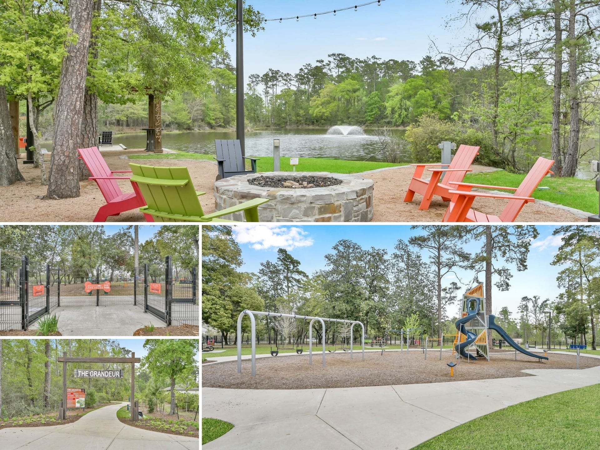 550 Chestnut Reef Court, Conroe, TX 77304 Community amenities including more scenic lakes, nature trails and parks.