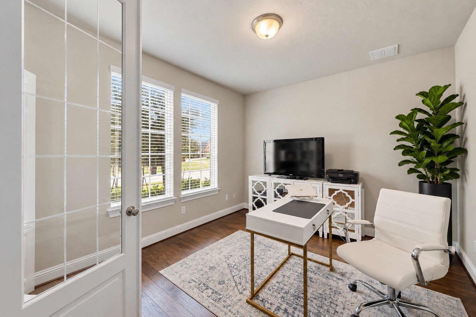 28216 Regal Wood Court, Spring, TX 77386 Digitally Enhanced First-Floor Office.