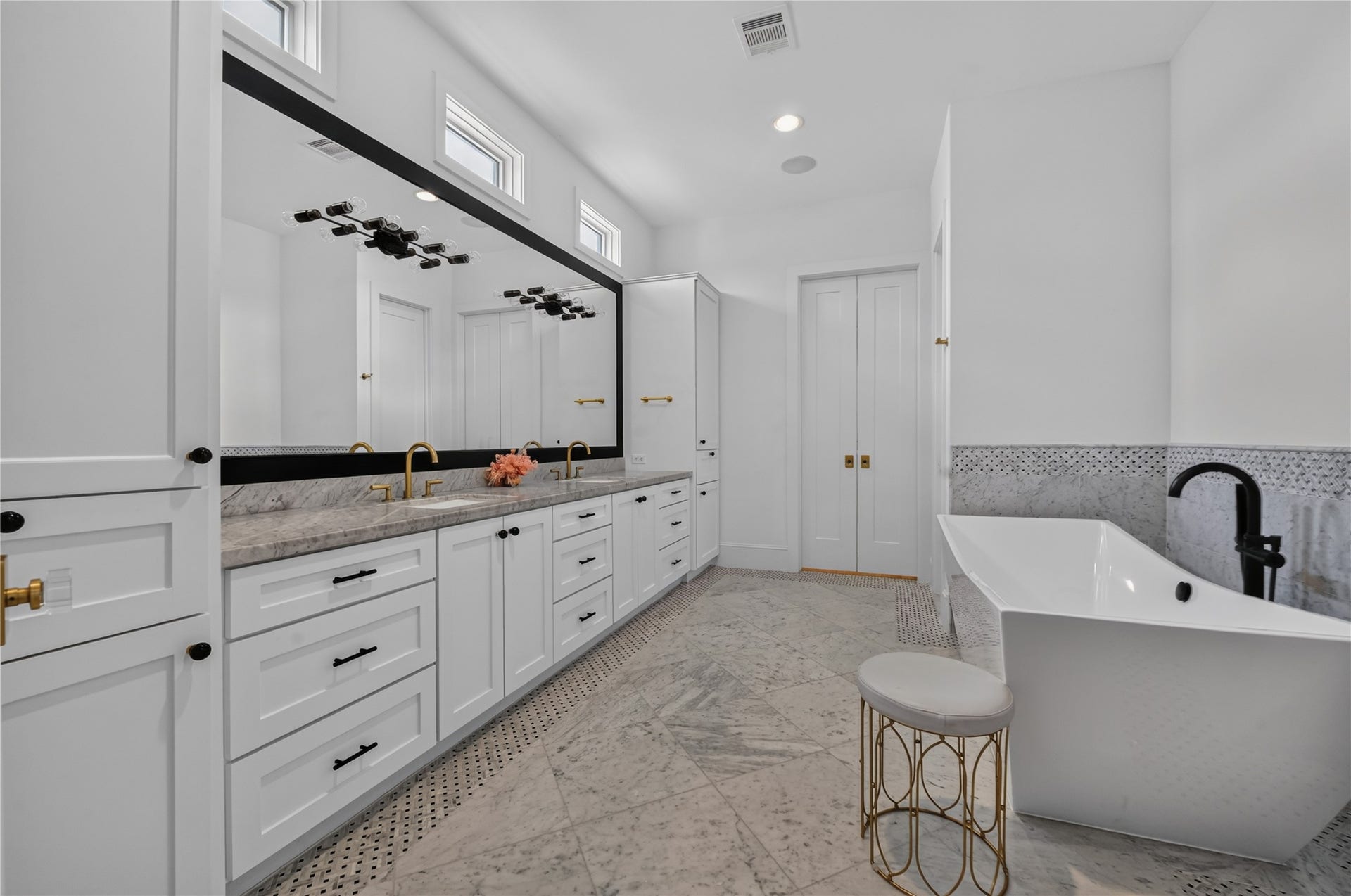Spa-inspired primary bathroom