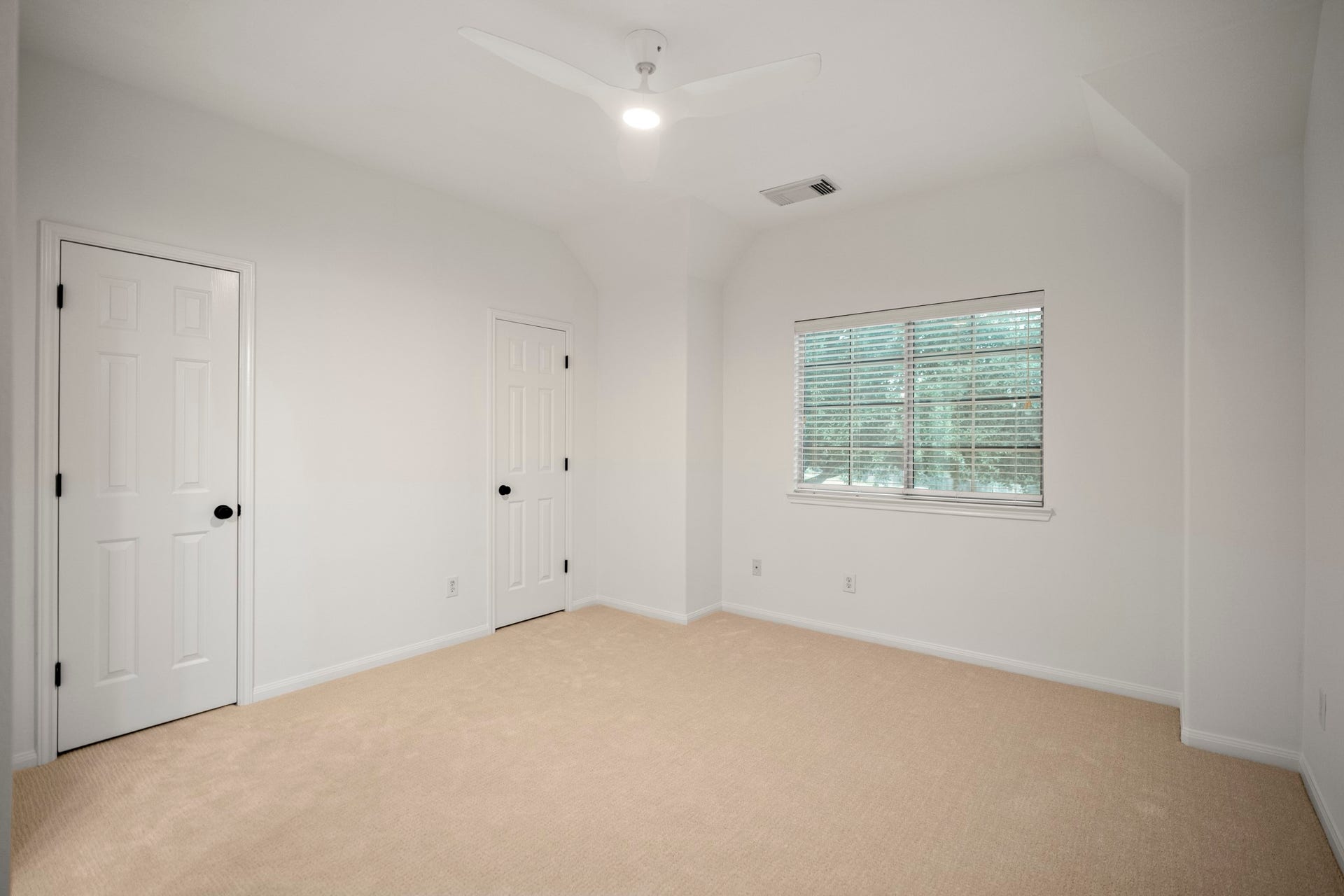 This is the third bedroom and has a nice size window and closet.