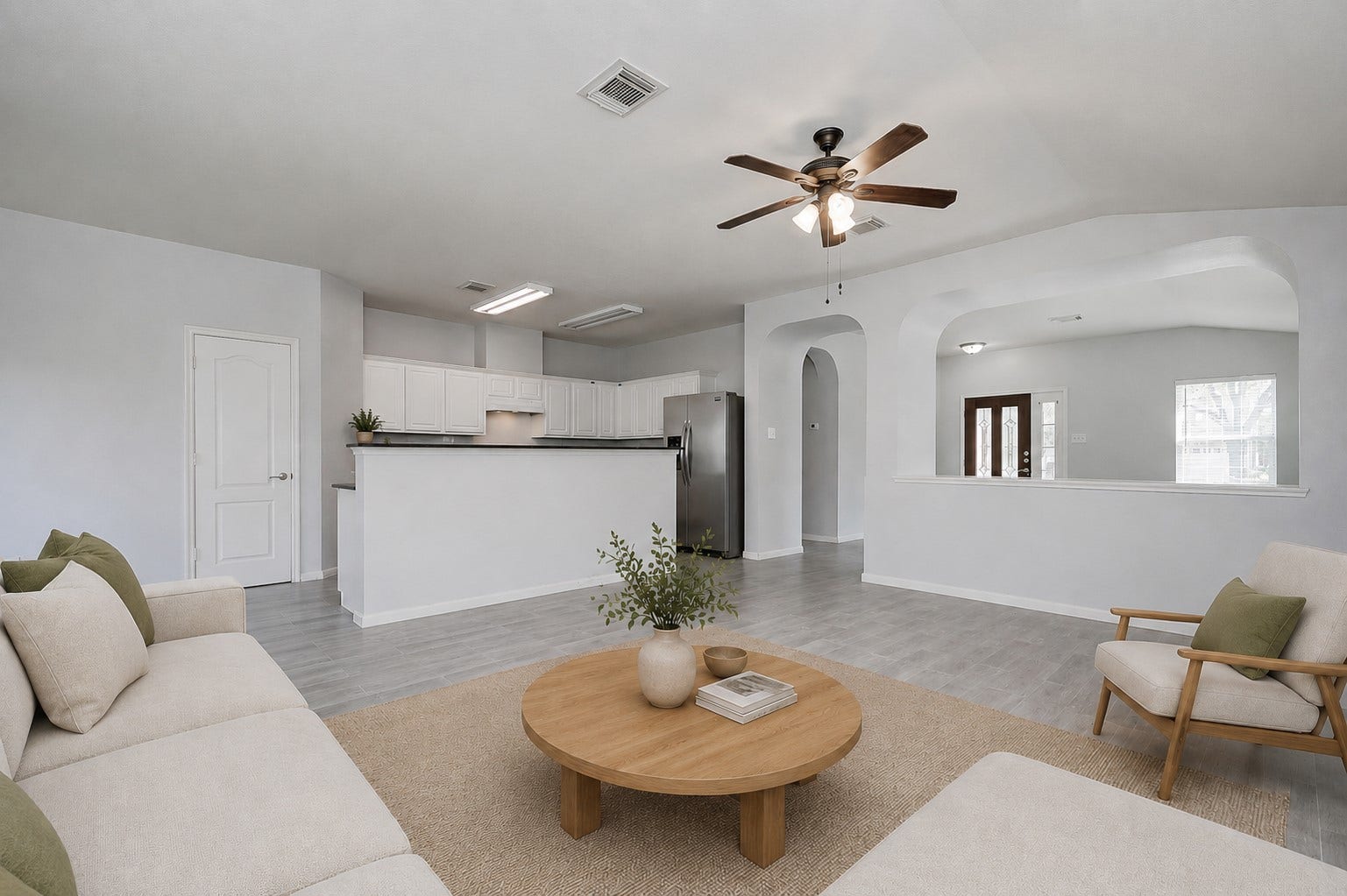 5506 GABLE MEADOWS DRIVE, Sugar Land, TX 77479 PROPERTY OFFERS GORGEOUS TILE FLOORING ALTHROUGHTOUT THE FIRST LEVEL. **Virtually staged.