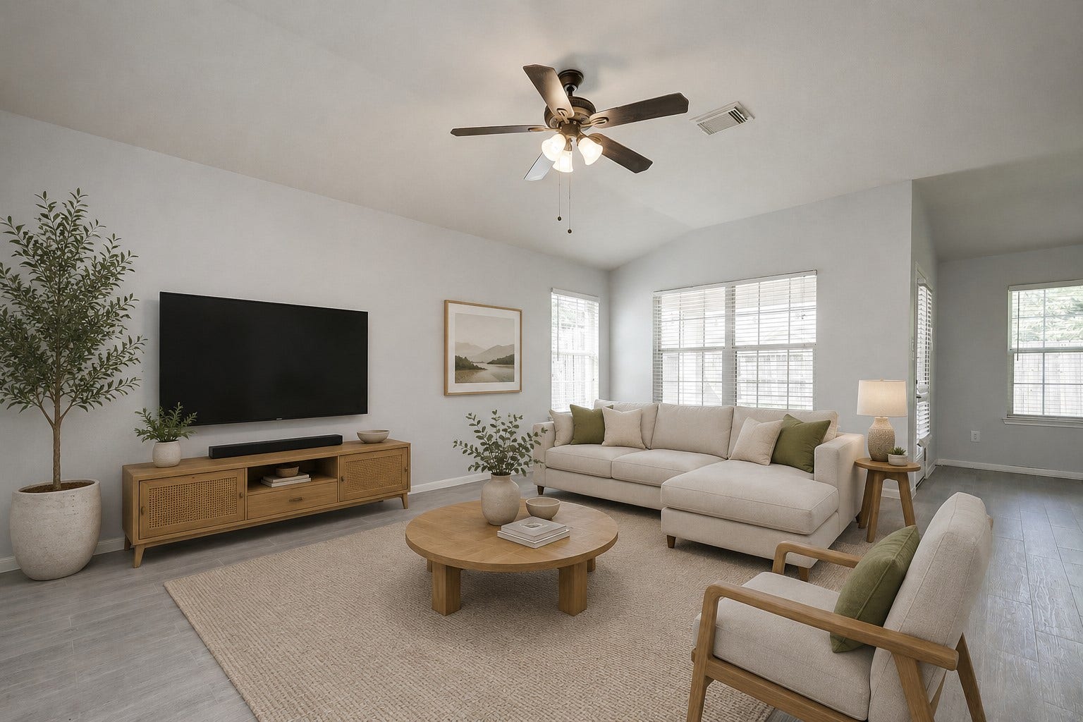 5506 GABLE MEADOWS DRIVE, Sugar Land, TX 77479 COZY FAMILY ROOM. **Virtually staged.