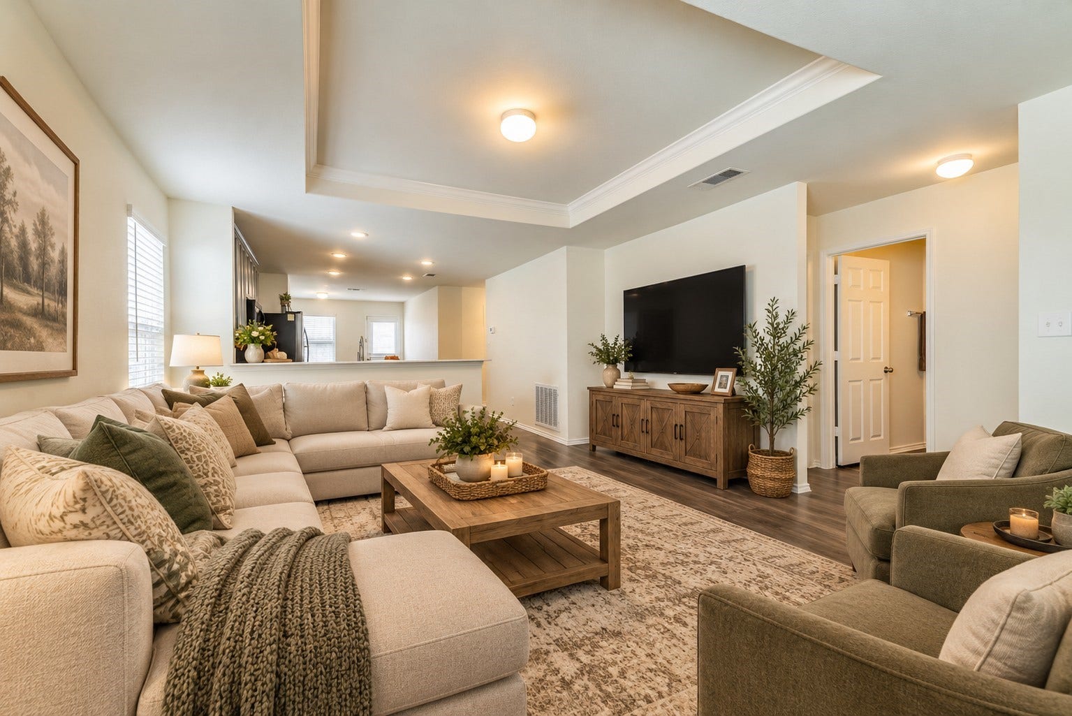 24011 Swather Way, Hockley, TX 77447 Virtually staged Living Area