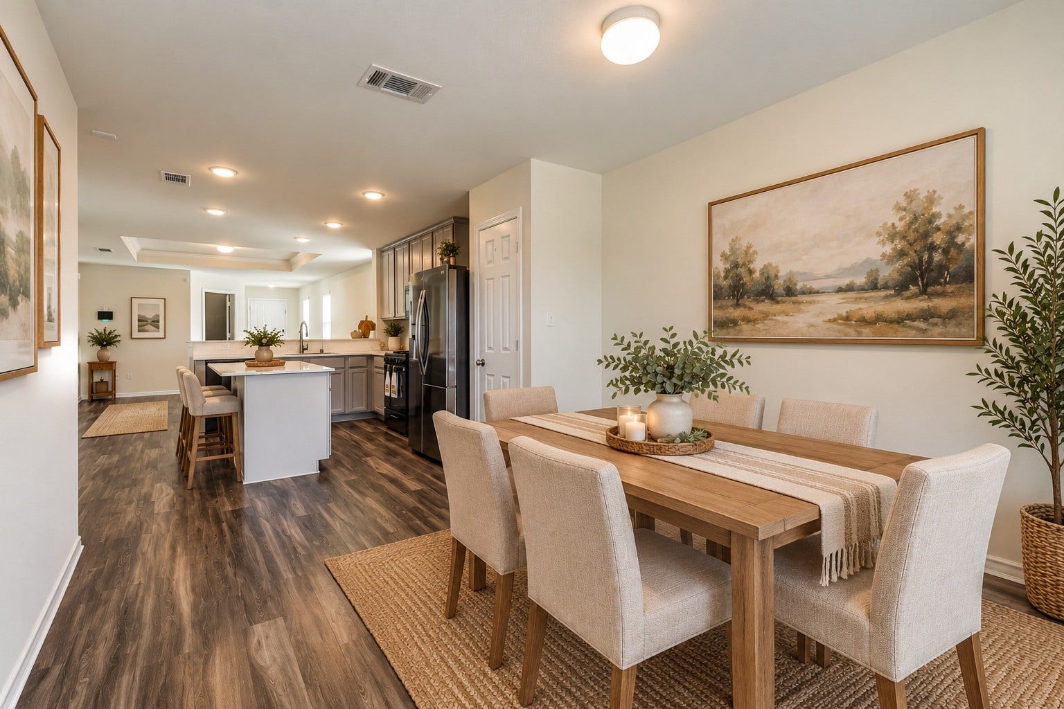 24011 Swather Way, Hockley, TX 77447 Virtually staged Breakfast Room
