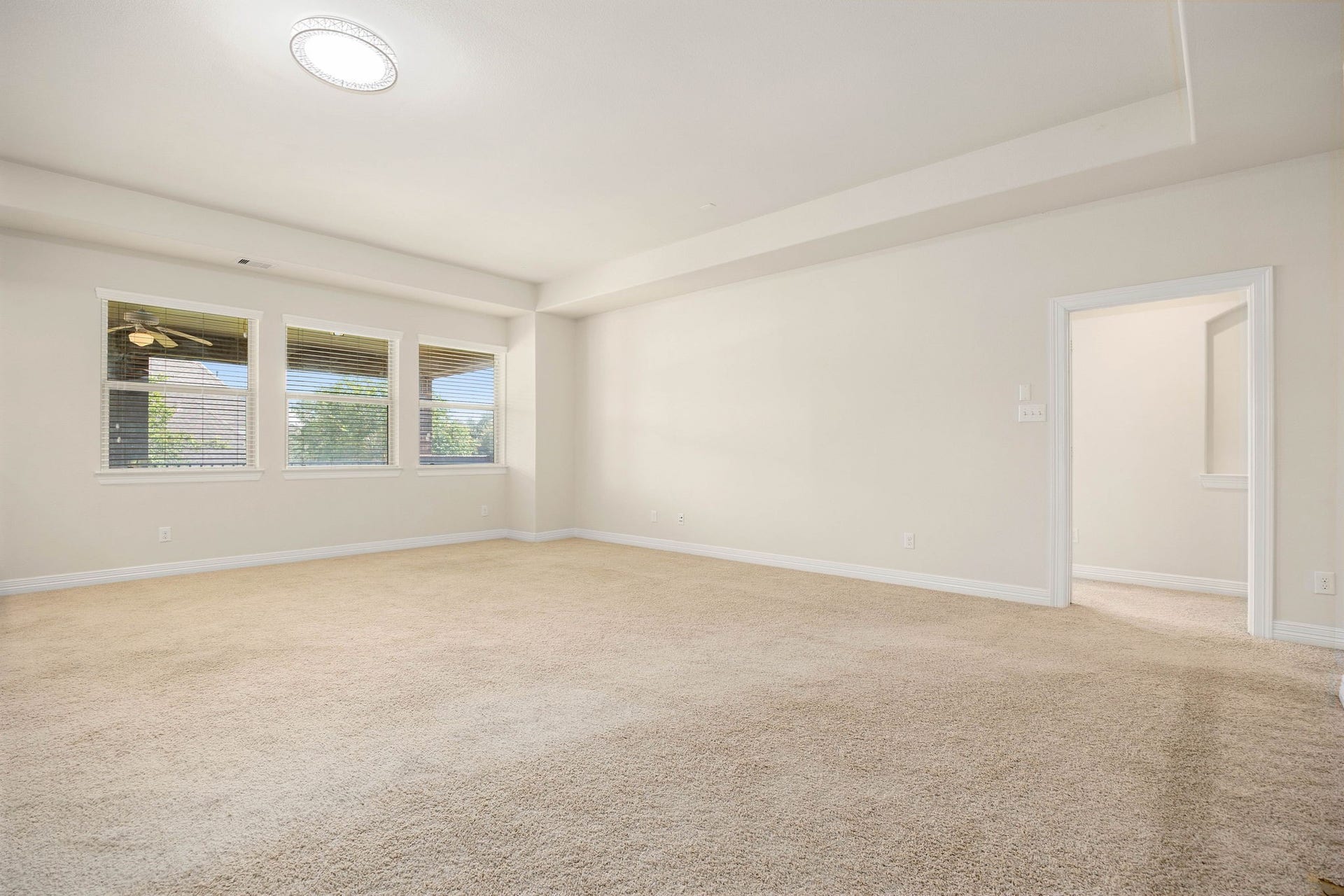 26306 Sunny Springs Lane, Cypress, TX 77433 Perfect for Privacy: On one end of the game room is the second floor primary suite entry. The opposite end has 3 secondary bedrooms.