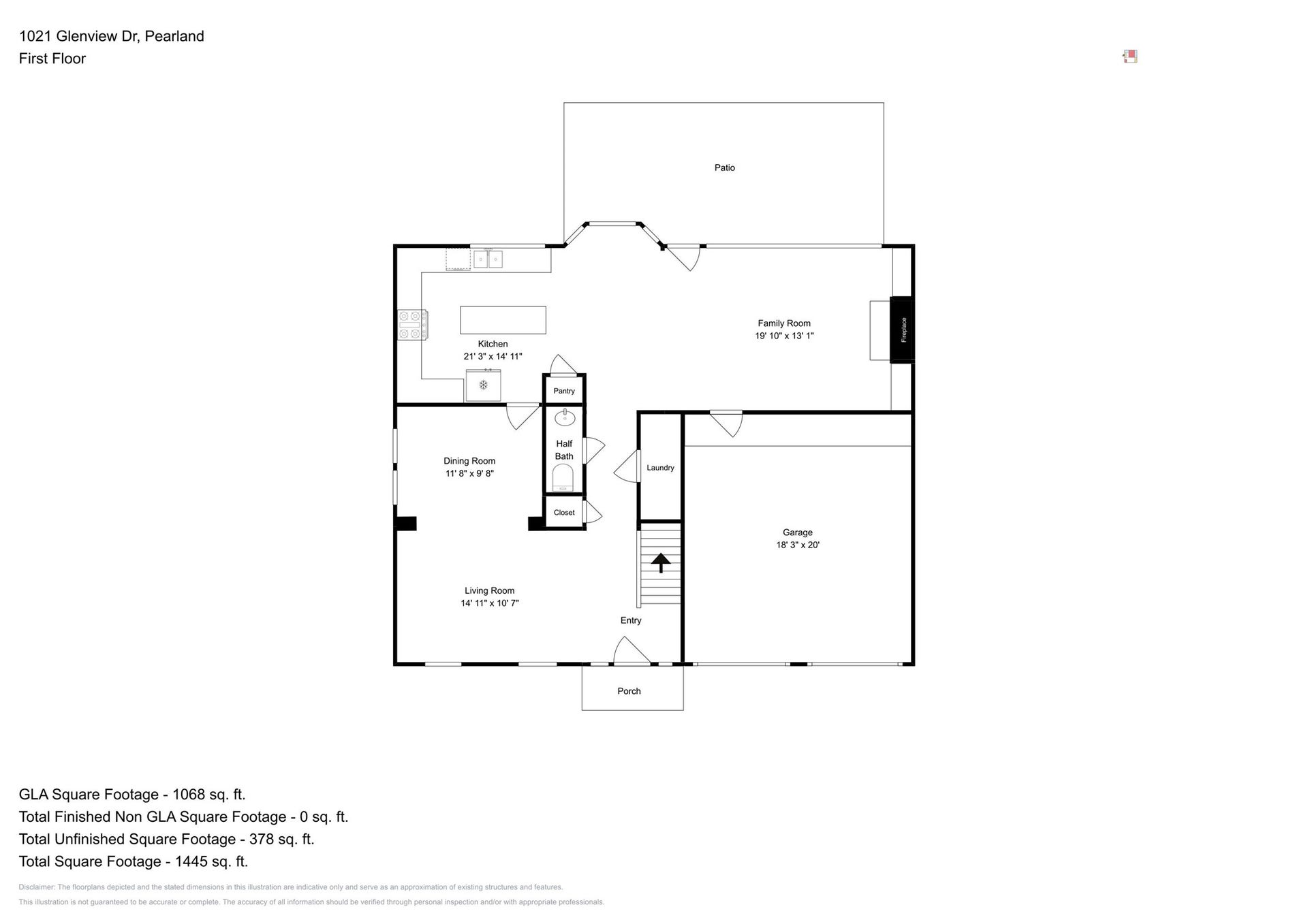 1021 Glenview Drive, Pearland, TX 77581 1021 Glenview Drive, Pearland, TX 77581