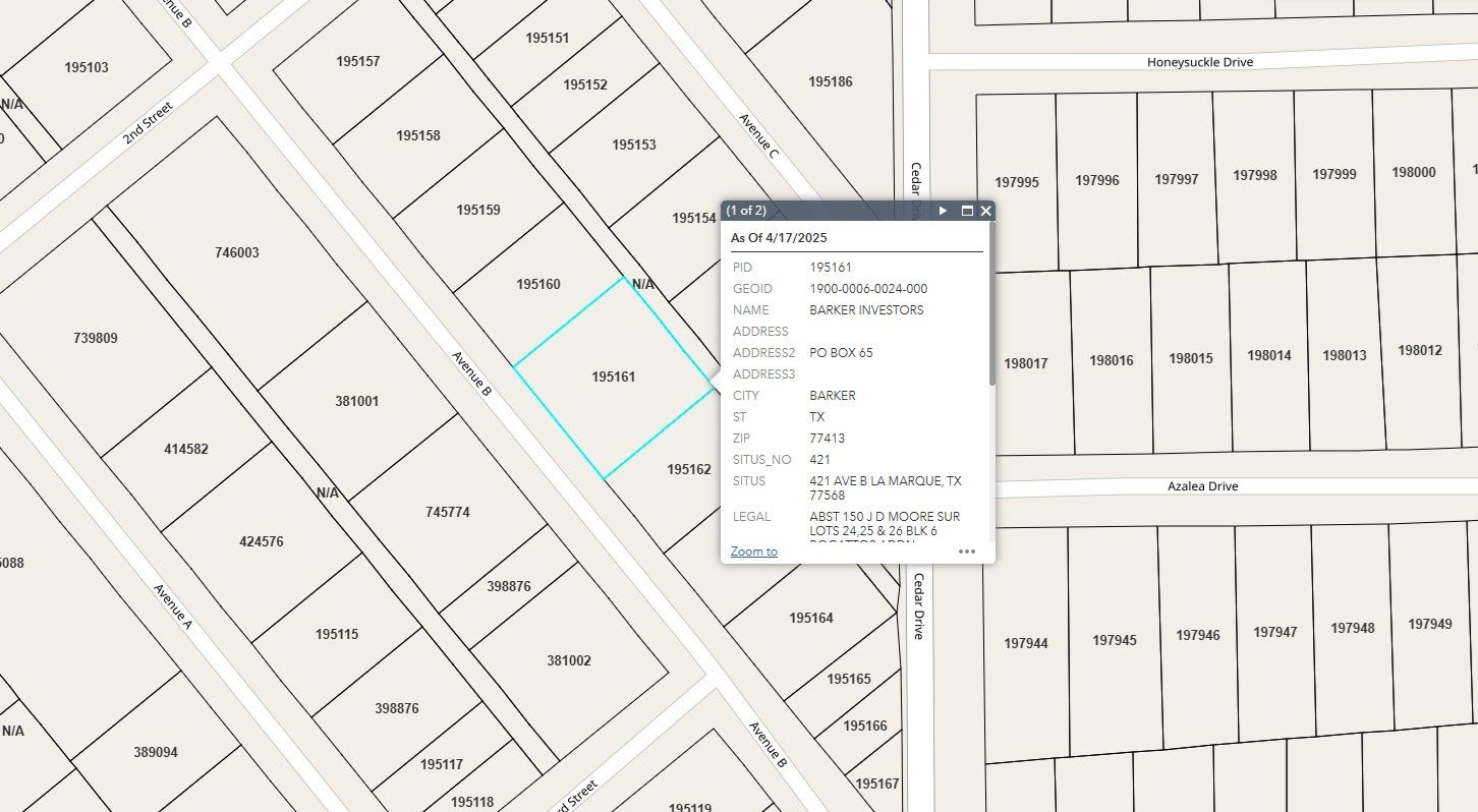 421 Avenue B, La Marque, TX 77568 421 Avenue B, La Marque, TX 77568