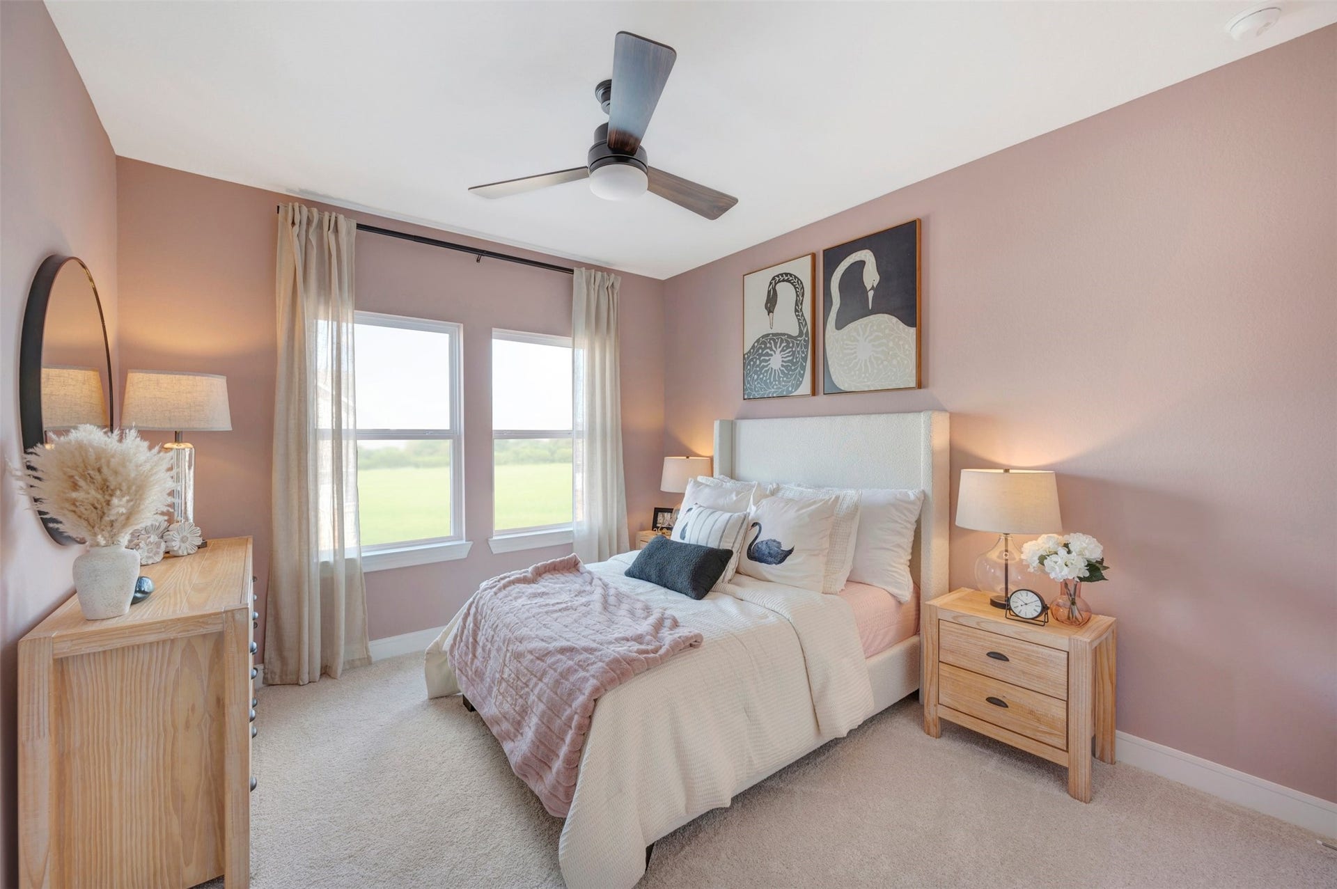 1065 Apple Ridge Road, Magnolia, TX 77363 Bedroom 2 (*Photo not of actual home and used for illustration purposes only.)