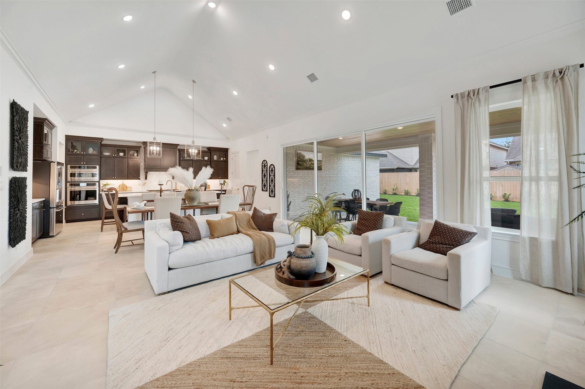 1065 Apple Ridge Road, Magnolia, TX 77363 Open living area (*Photo not of actual home and used for illustration purposes only.)