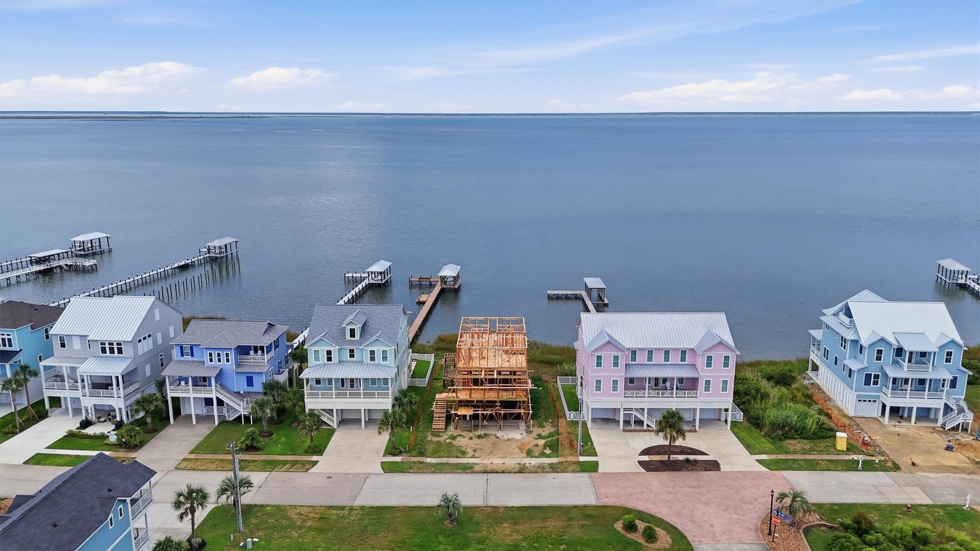 26702 Bay Water Drive, Galveston, TX 77554 Own among the coveted bayfront pier capable custom homes in Baywater at Pointe West
