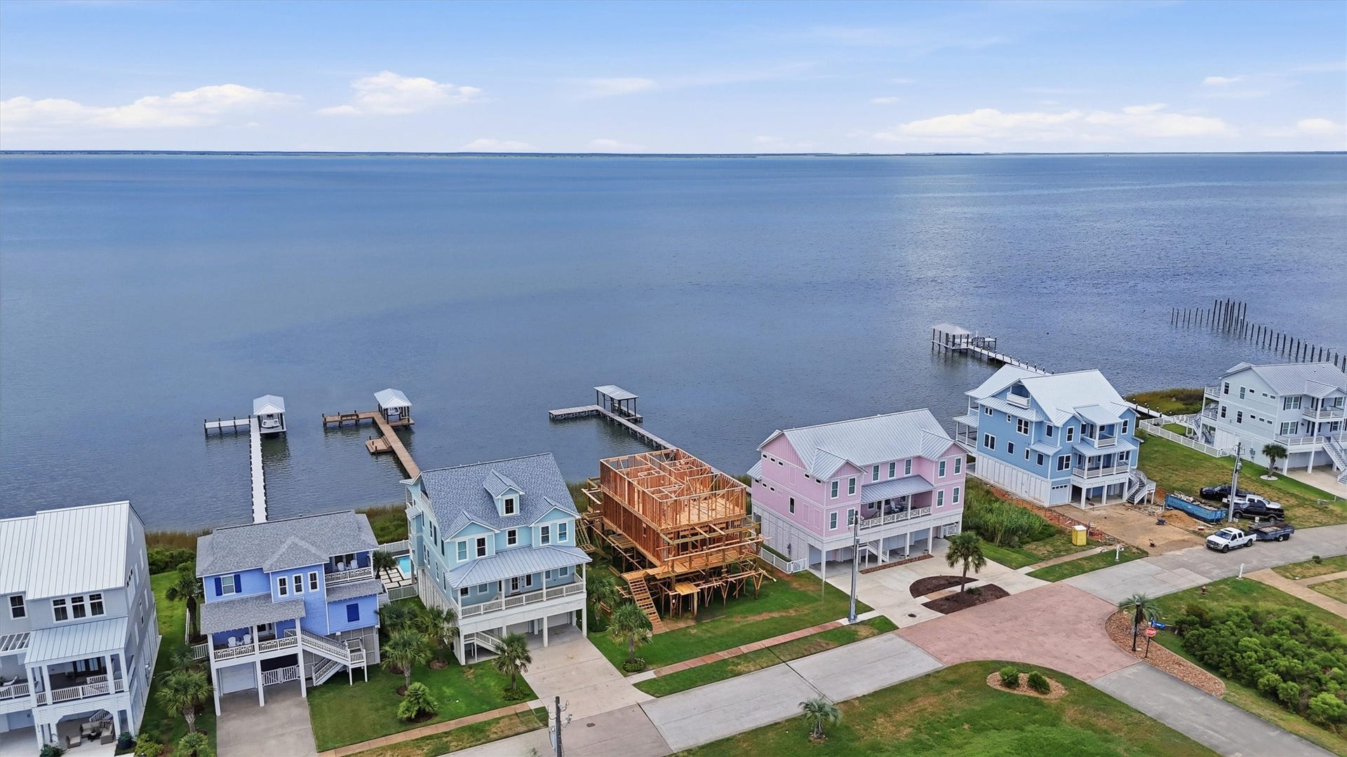 26702 Bay Water Drive, Galveston, TX 77554 Move-in ready by Summer 2027 on this bayfront custom home