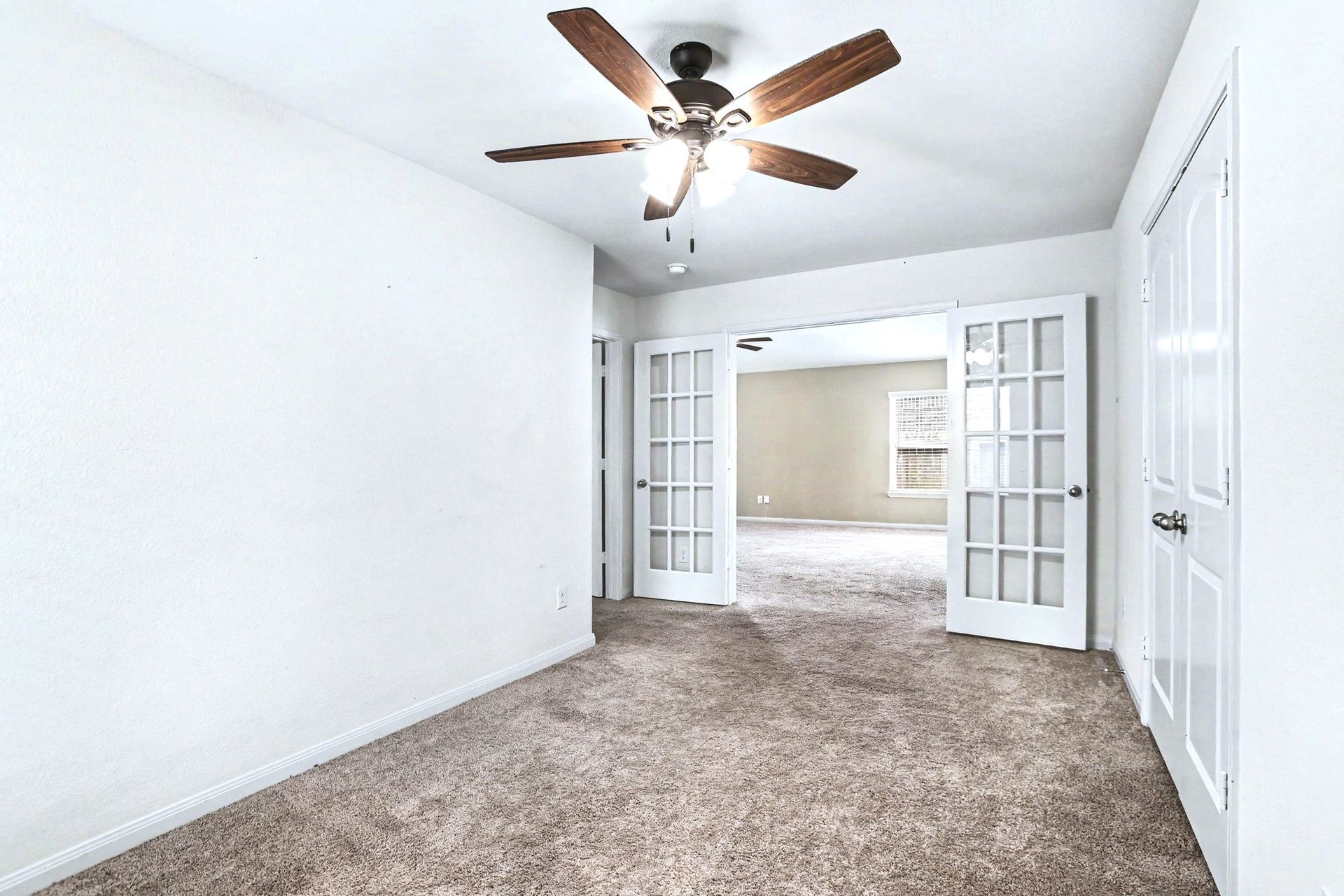 22622 Steel Blue Jaybird Drive, Hockley, TX 77447 View of the office looking in toward the living space. This could easily be a 4th bedroom with a large closet.