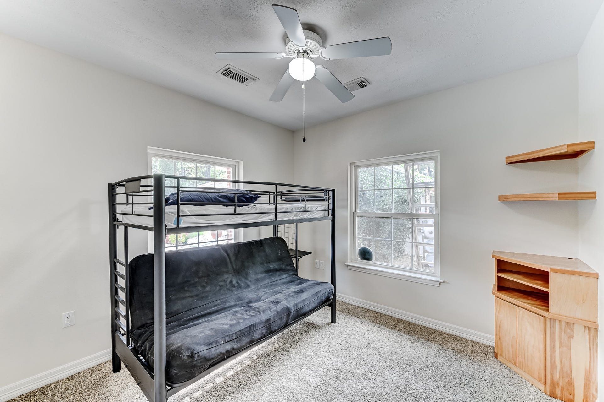 22623 Three Pines Drive, Hockley, TX 77447 Third bedroom with built-ins