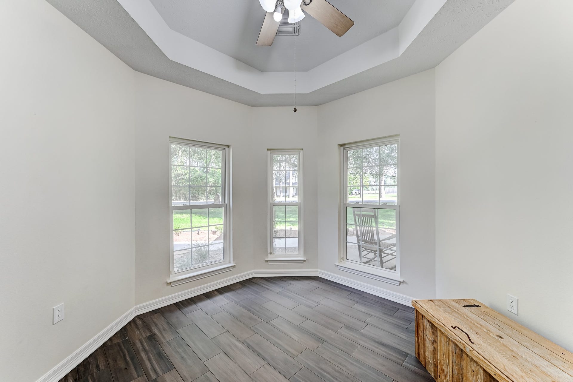 22623 Three Pines Drive, Hockley, TX 77447 Formal dining with beautiful natural light & character