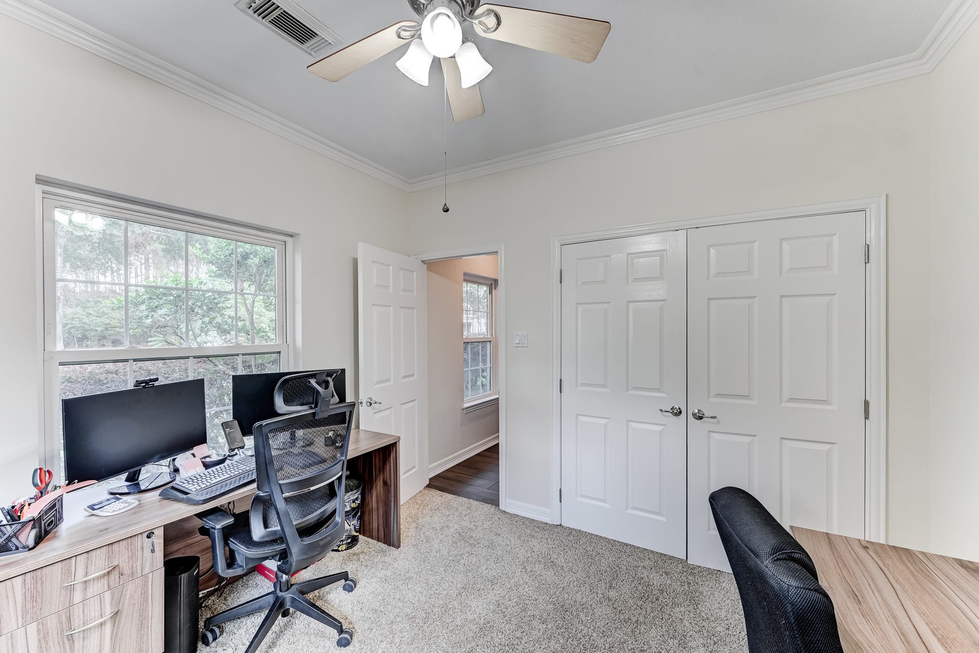 22623 Three Pines Drive, Hockley, TX 77447 Second bedroom (used as an office)