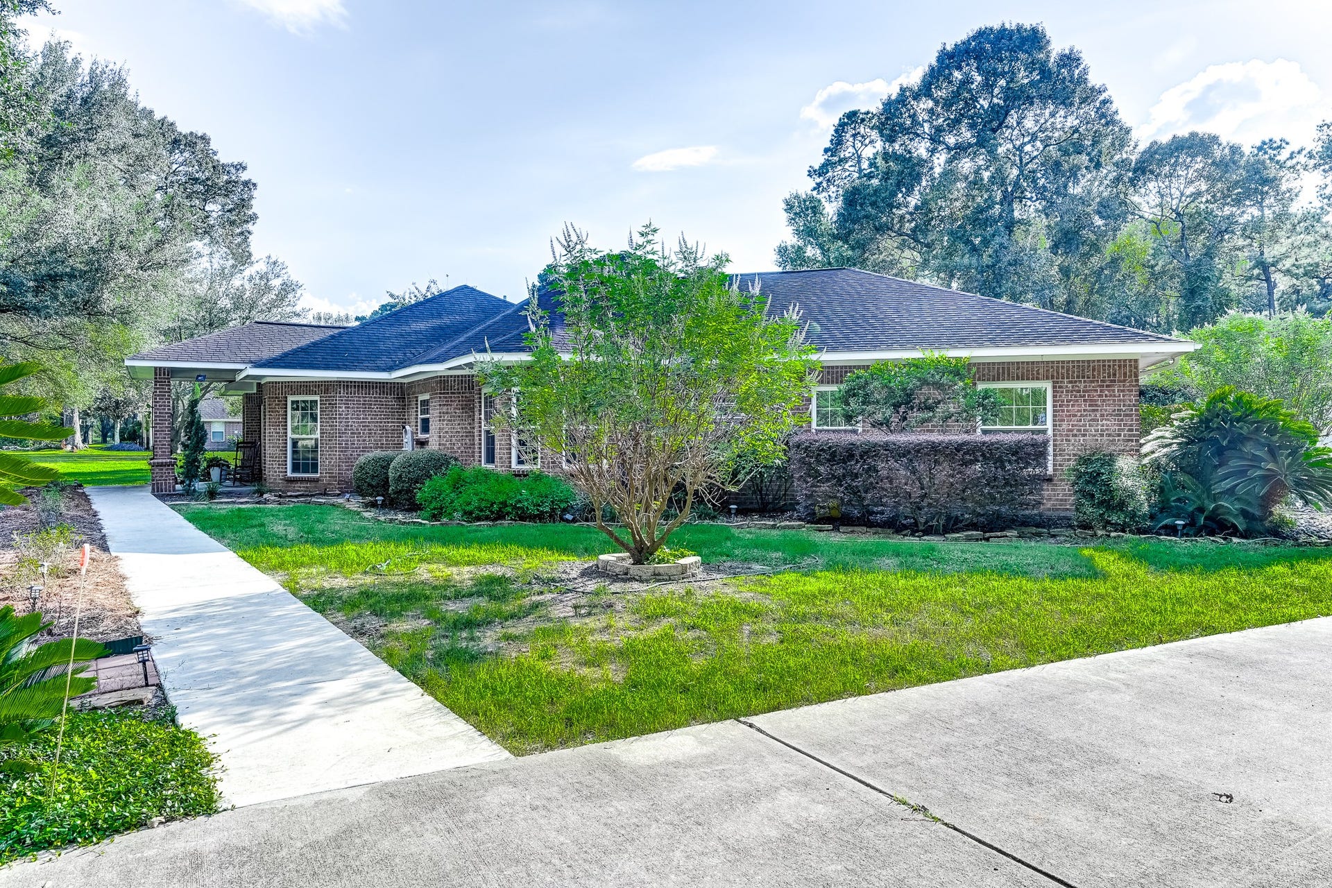 22623 Three Pines Drive, Hockley, TX 77447 Beautiful custom home situated on an acre with room to roam!