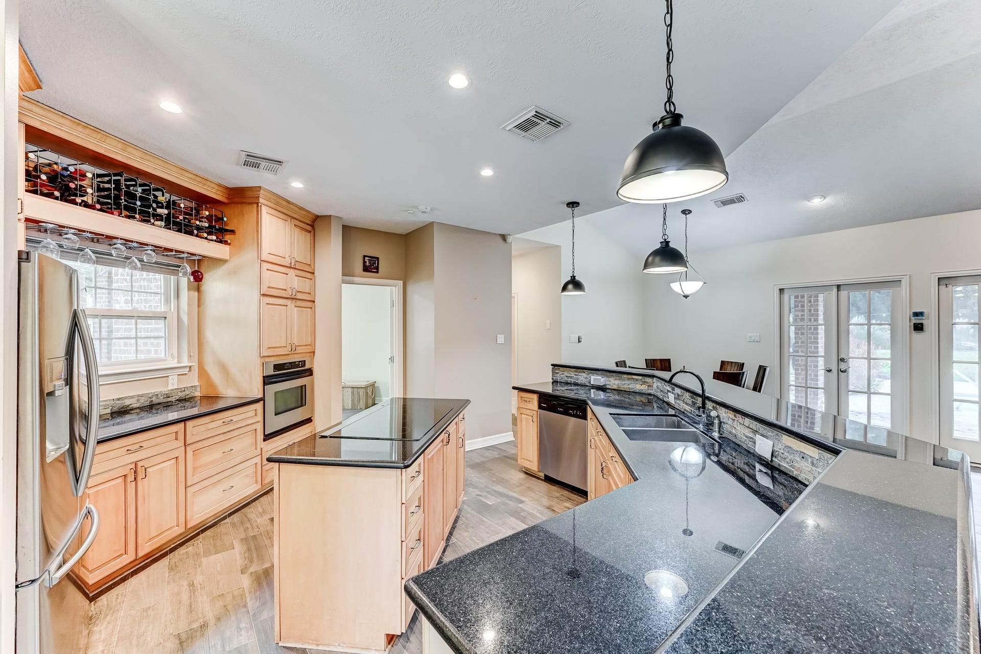 22623 Three Pines Drive, Hockley, TX 77447 Thoughtfully designed kitchen with plenty of storage