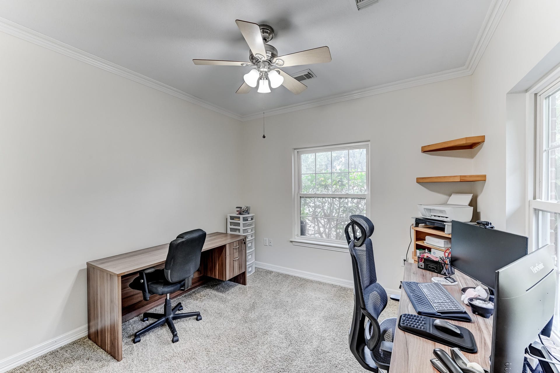 22623 Three Pines Drive, Hockley, TX 77447 Second bedroom (used as an office)